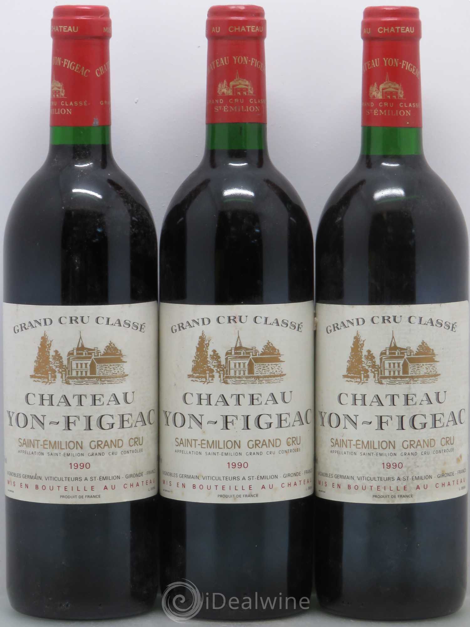 Château Yon Figeac Grand Cru Classé 1990 - Lot de 6 bouteilles - 2