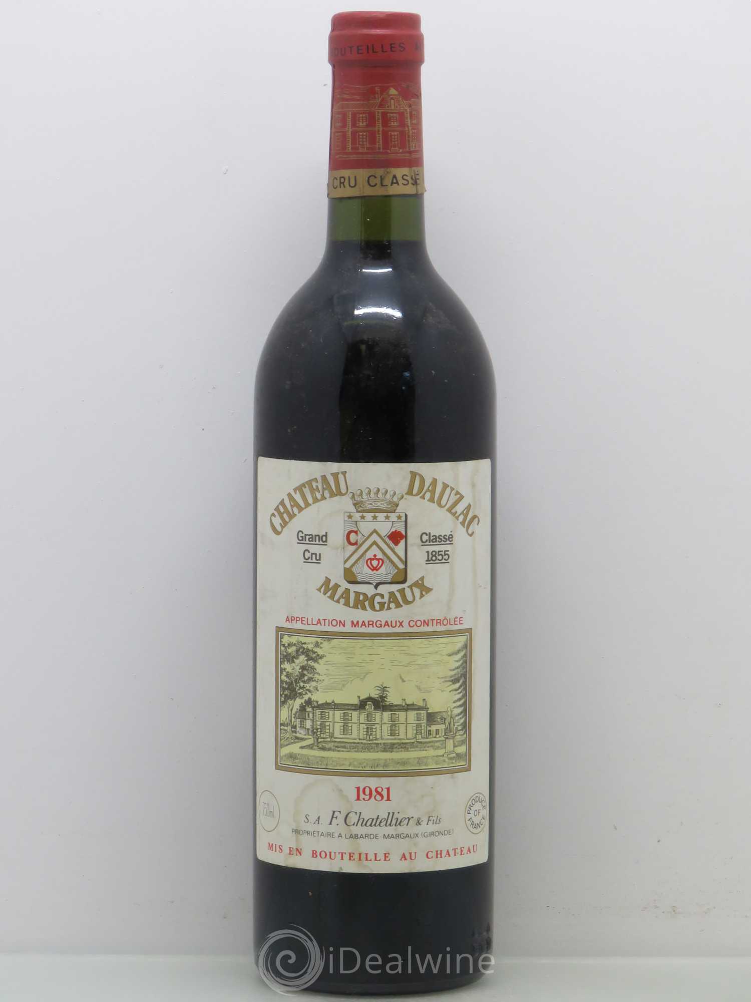 Château Dauzac 5ème Grand Cru Classé 1981 - Lot de 1 bouteille - 0