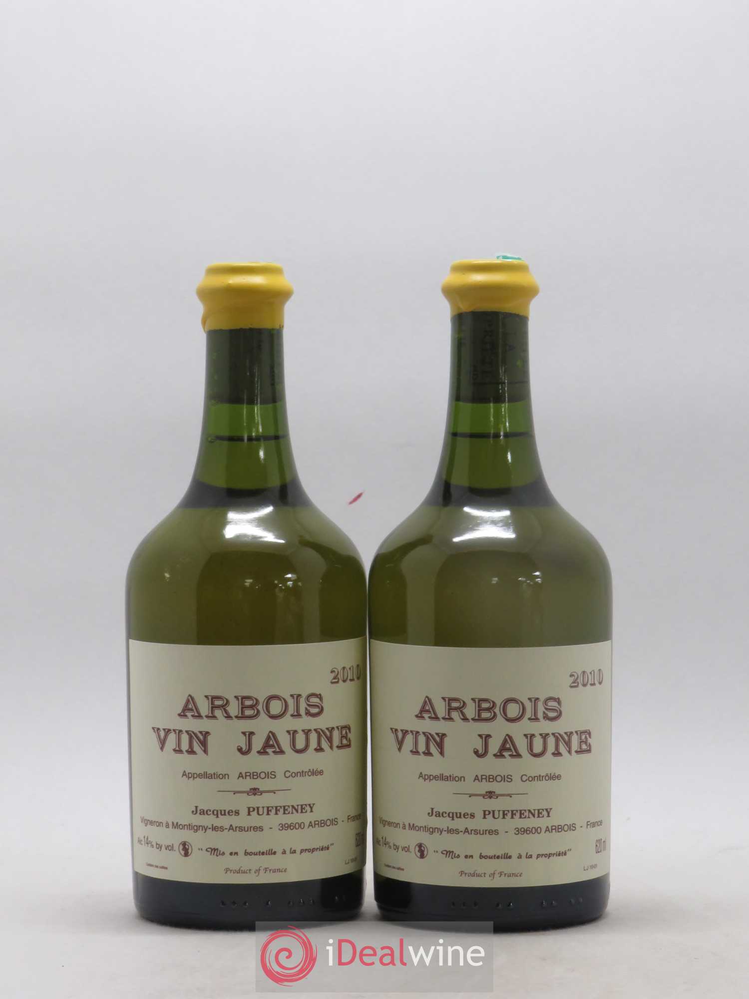 Arbois Vin Jaune Jacques Puffeney 2010 - Lot de 2 bouteilles - 0