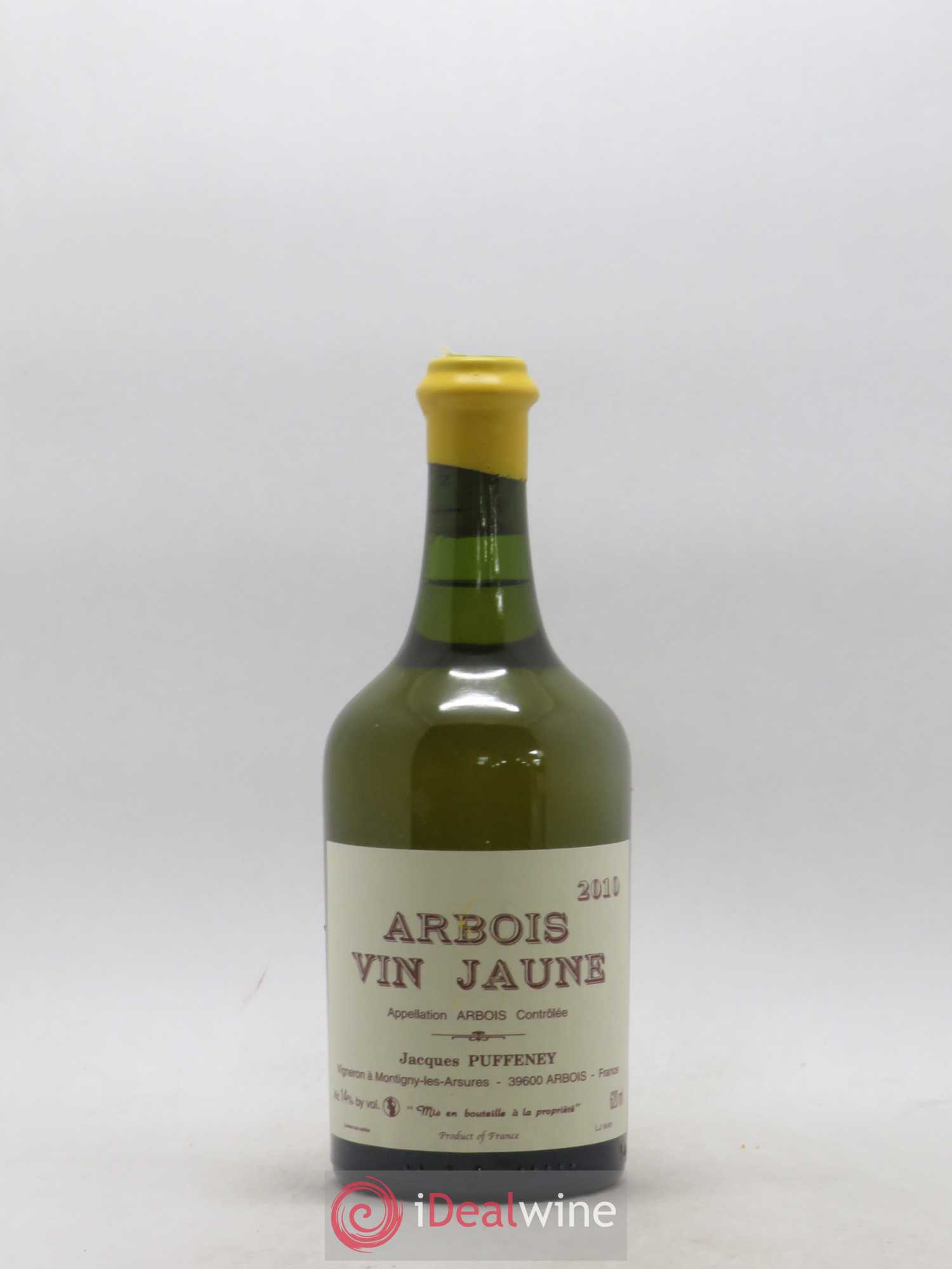 Arbois Vin Jaune Jacques Puffeney 2010 - Lot de 1 bouteille - 0