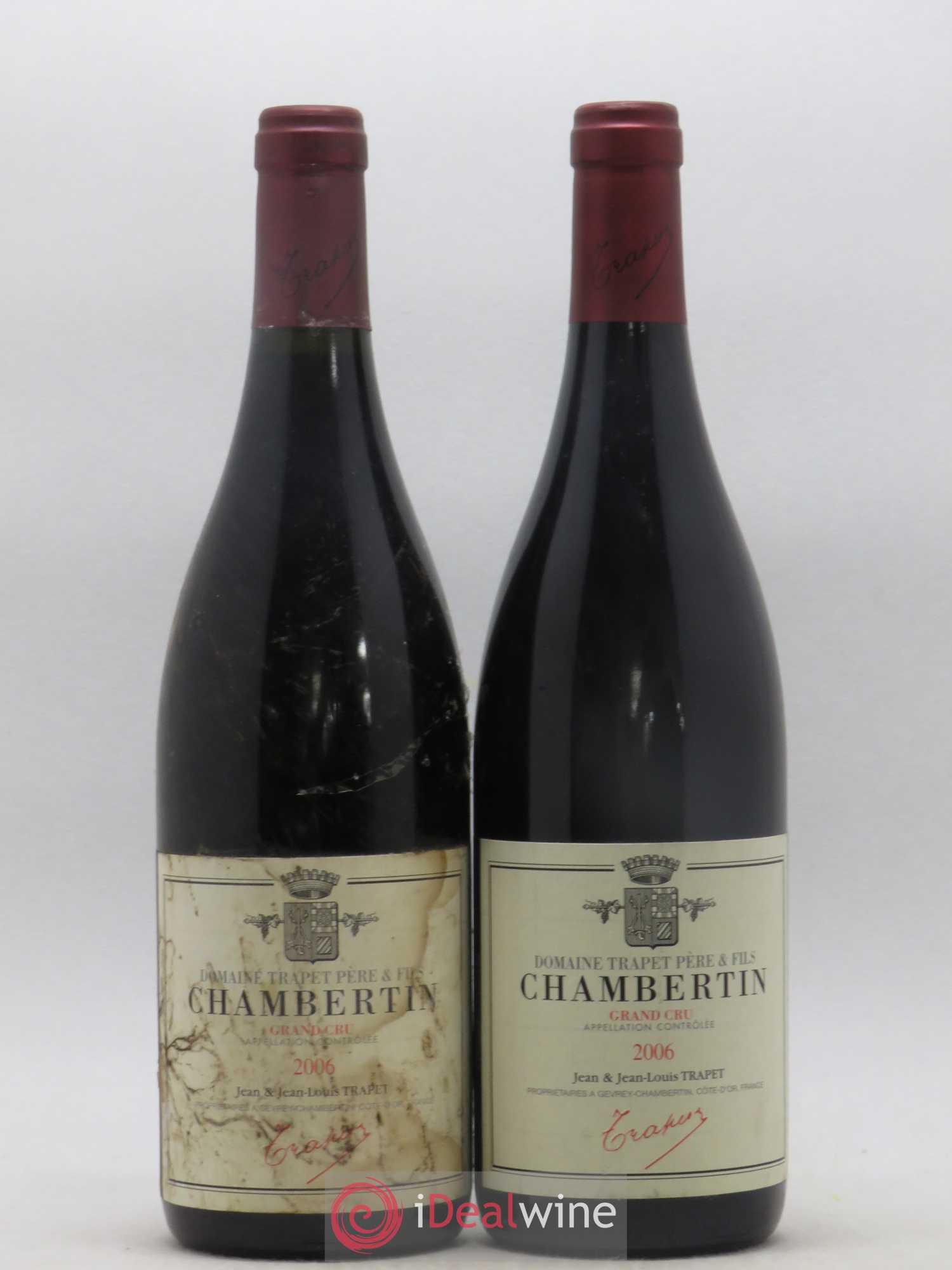 Chambertin Grand Cru Domaine Trapet 2006 - Lot de 2 bouteilles - 0