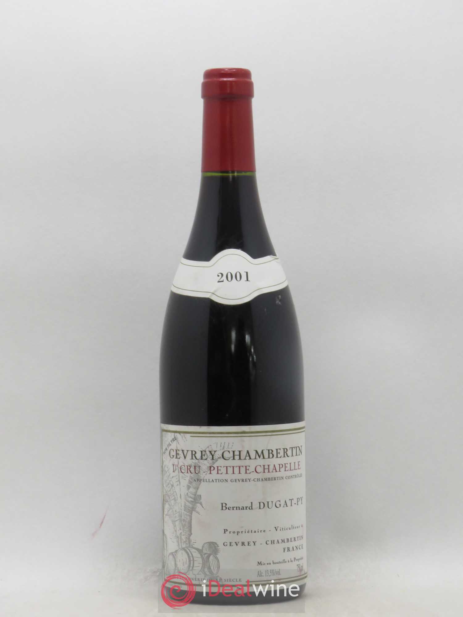 Gevrey-Chambertin 1er Cru Petite Chapelle Vieilles Vignes Dugat-Py 2001 - Lot de 1 bouteille - 0