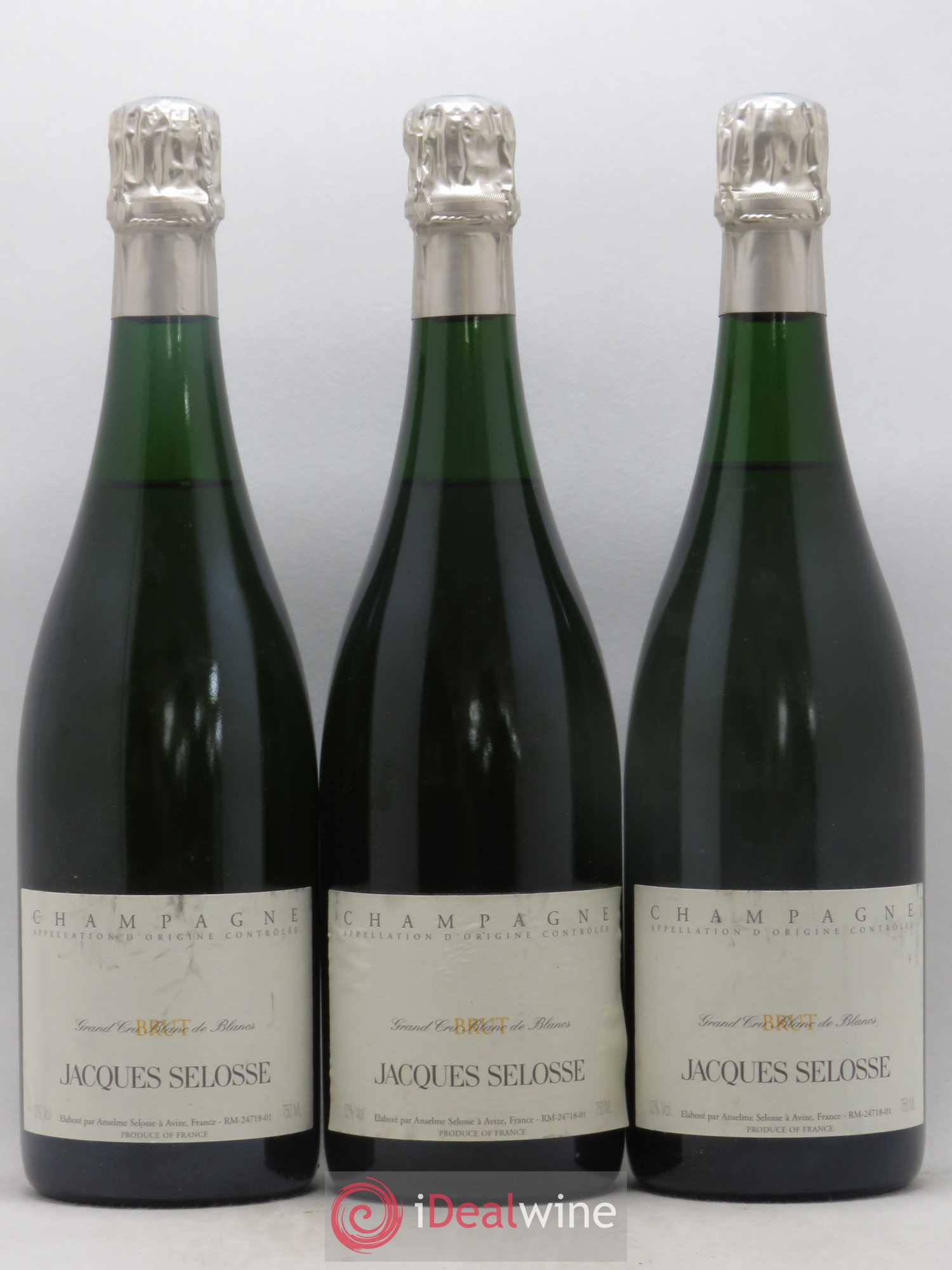 Grand Cru Blanc de Blancs Brut Jacques Selosse - Lot de 3 bouteilles - 0