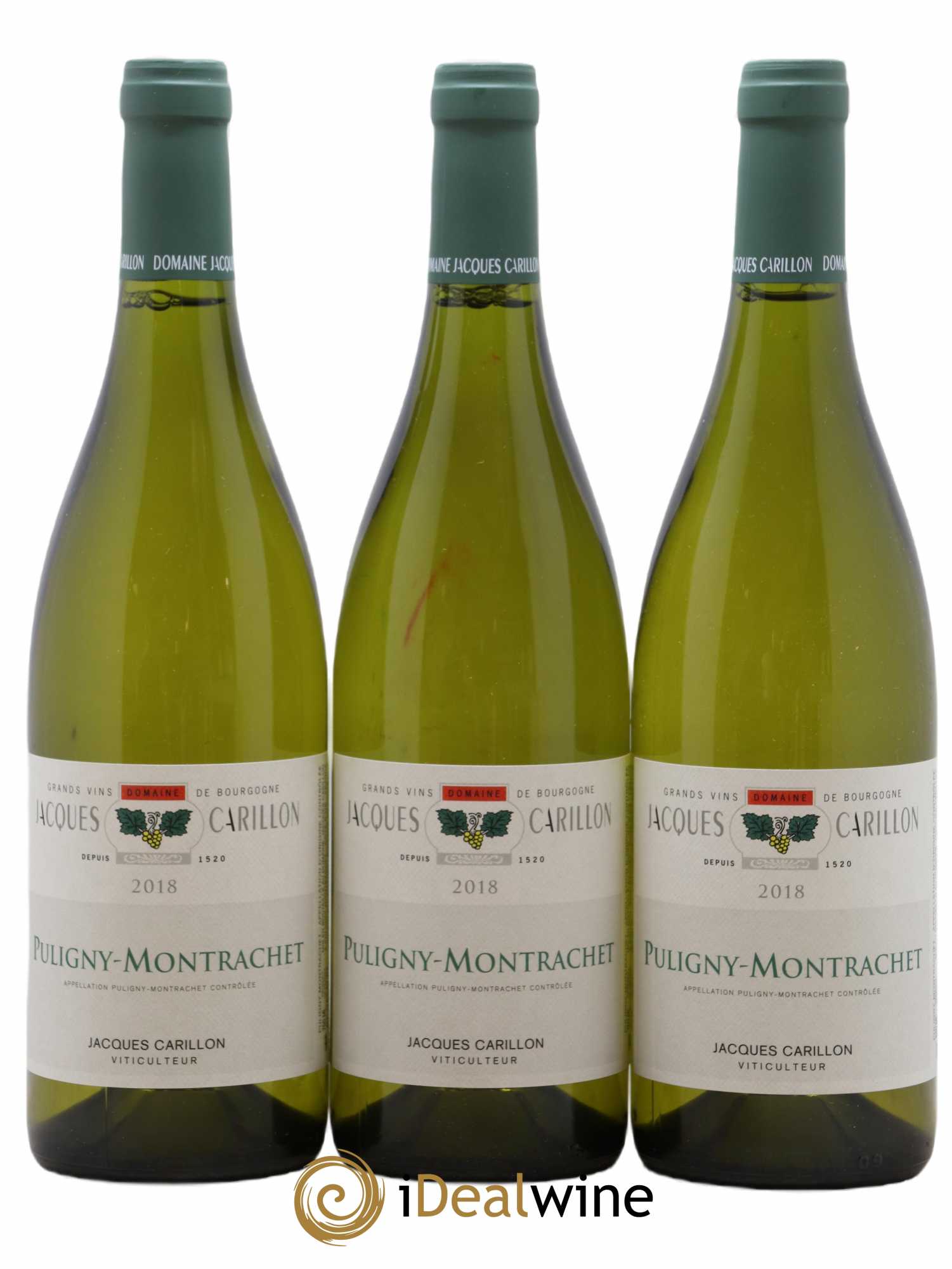 Puligny-Montrachet Jacques Carillon (Domaine) 2018 - Lot de 3 bouteilles - 0