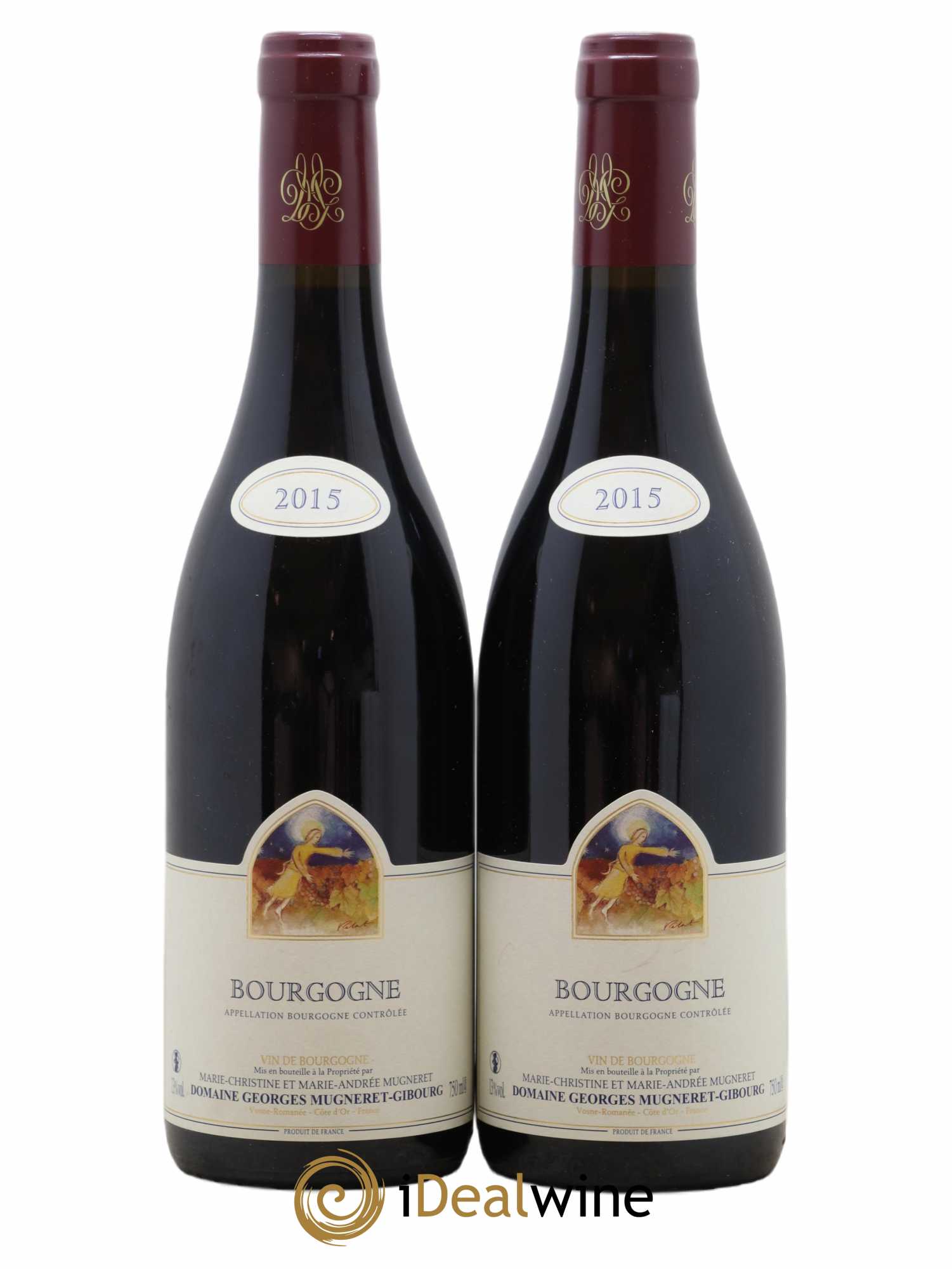 Bourgogne Mugneret-Gibourg (Domaine) 2015 - Lot de 2 bouteilles - 0