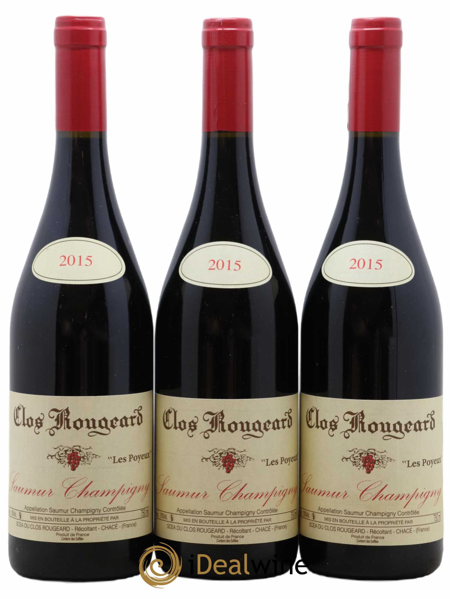 Saumur-Champigny Les Poyeux Clos Rougeard 2015 - Lot de 3 bouteilles - 0