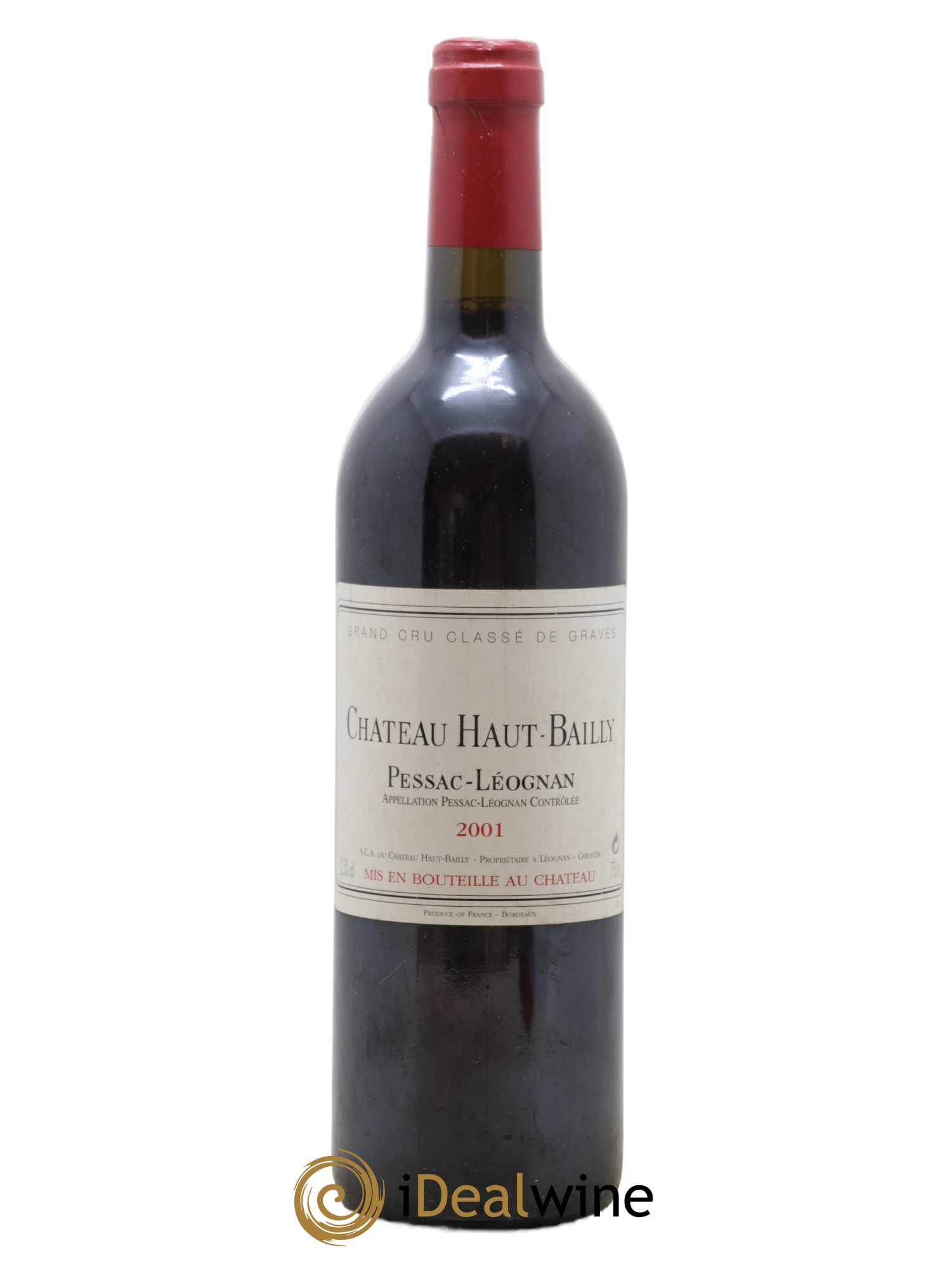 Château Haut-Bailly Cru Classé de Graves 2001 - Lot de 1 bouteille - 0
