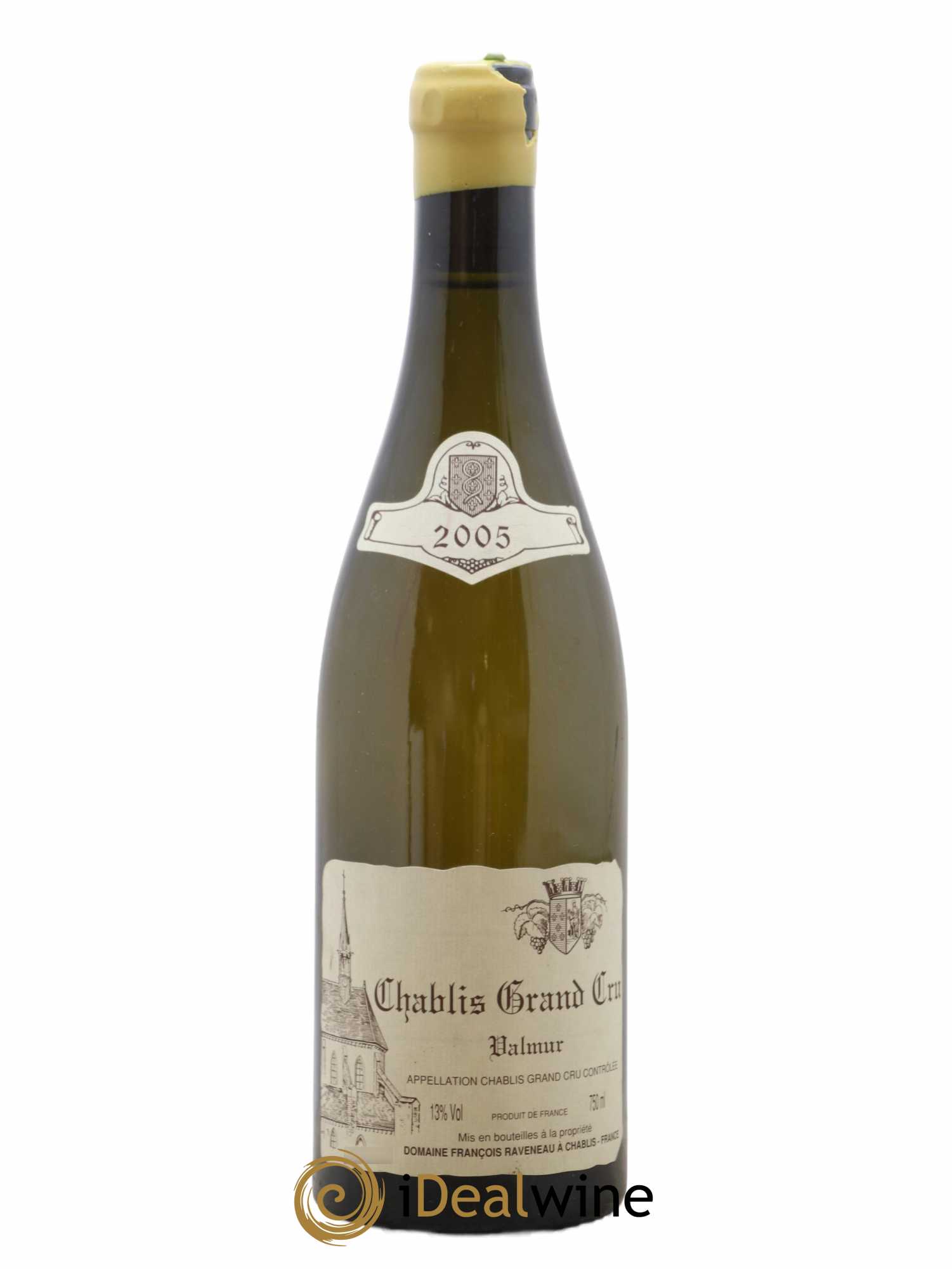 Chablis Grand Cru Valmur Raveneau (Domaine) 2005 - Lot de 1 bouteille - 0