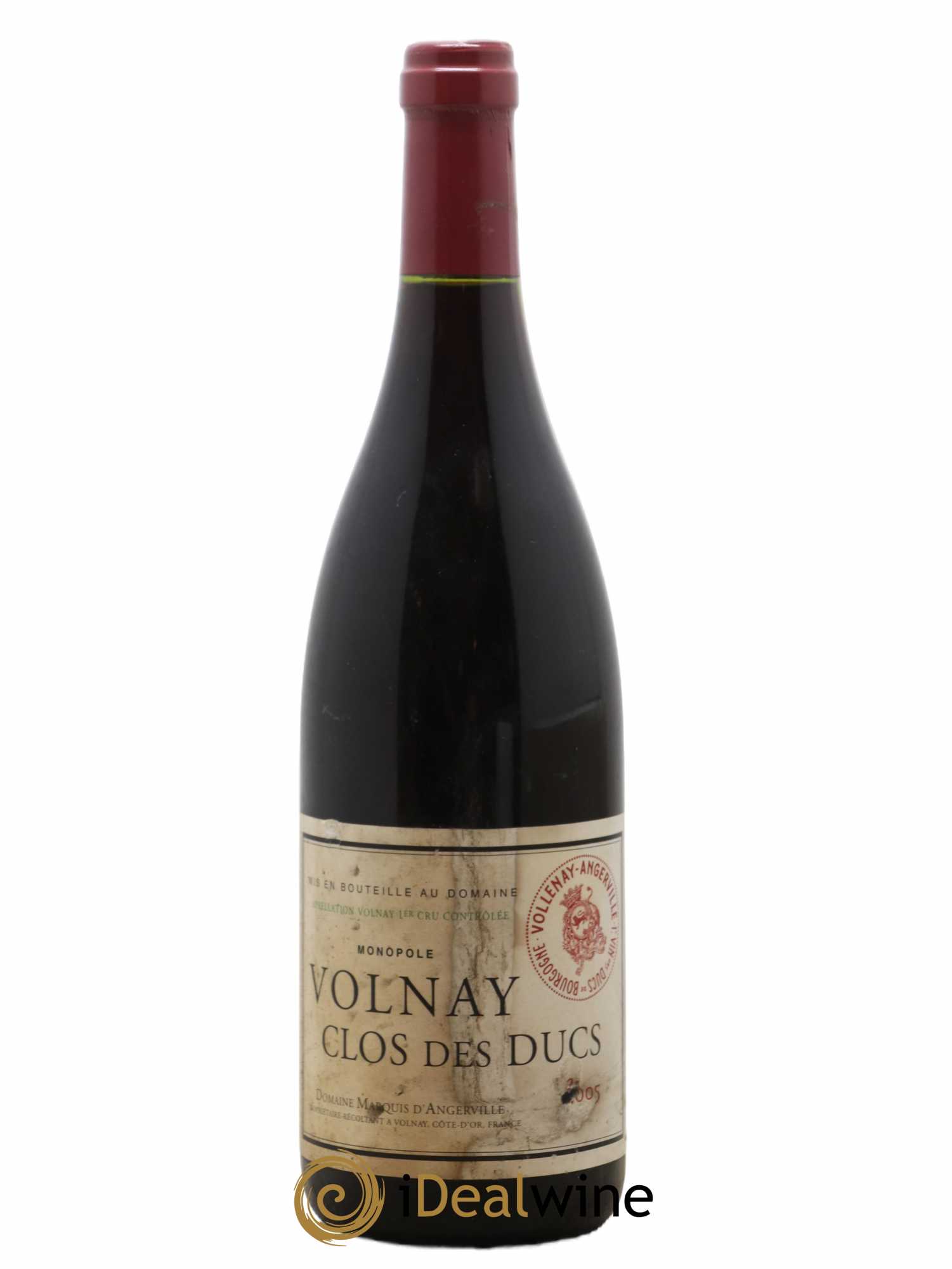 Volnay 1er Cru Clos des Ducs Marquis d'Angerville (Domaine) 2005 - Lot de 1 bouteille - 0