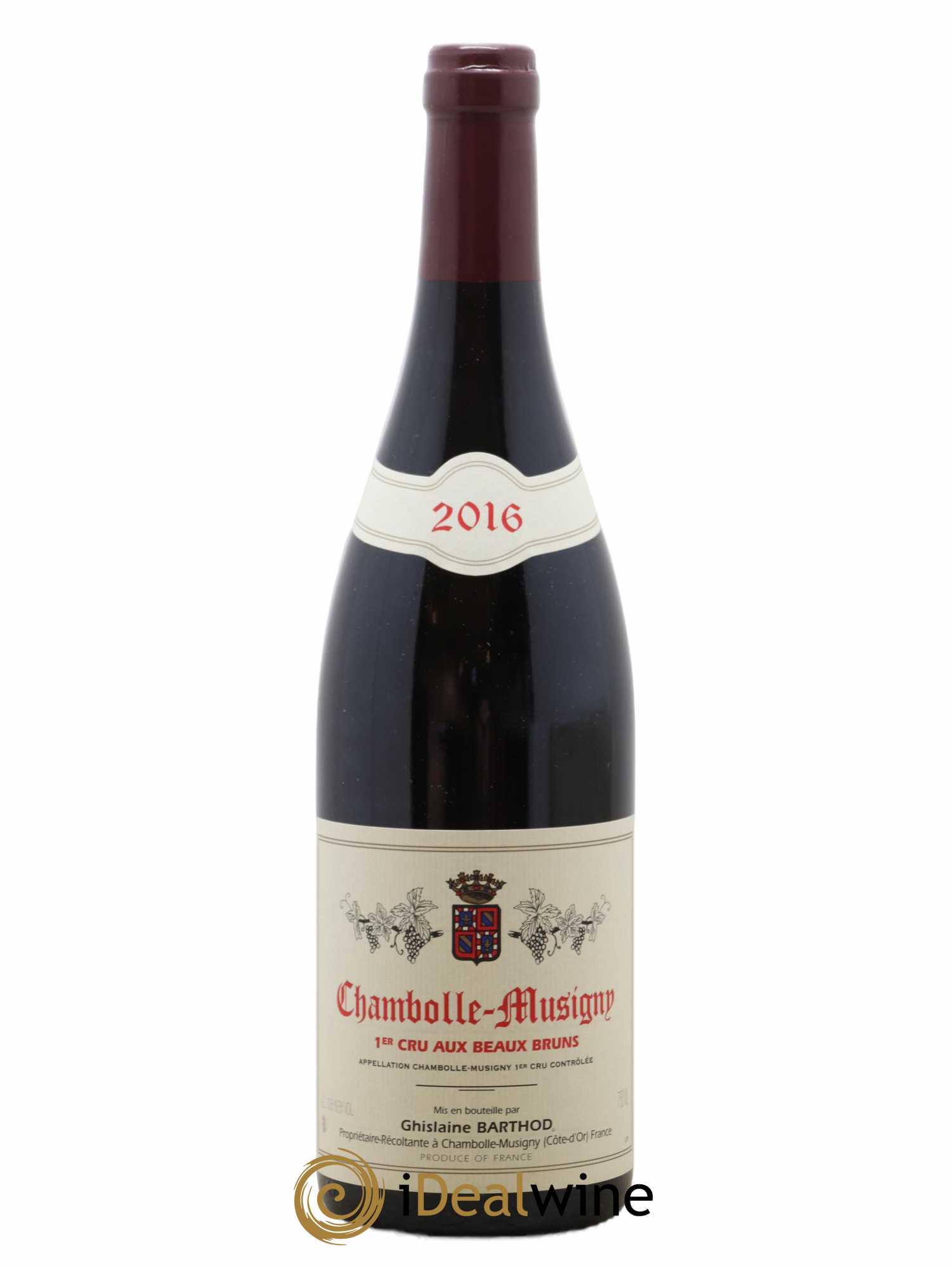 Chambolle-Musigny 1er Cru Aux Beaux Bruns Ghislaine Barthod 2016 - Lot de 1 bouteille - 0