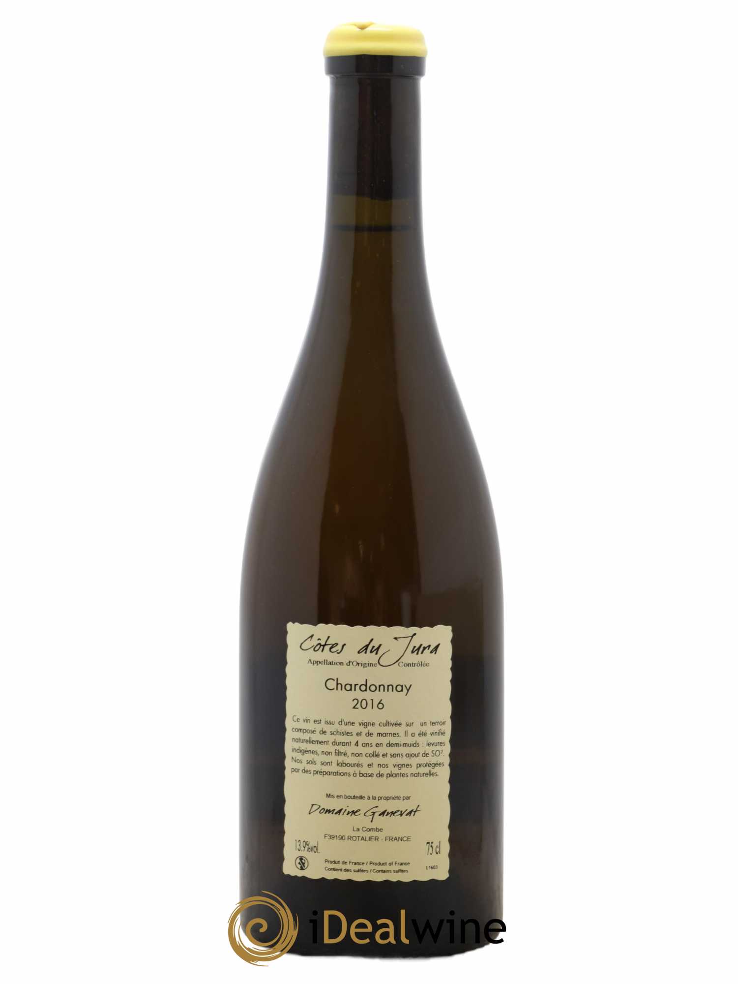 Côtes du Jura Grusse en Billat Jean-François Ganevat (Domaine) 2016 - Lot de 1 bouteille - 1