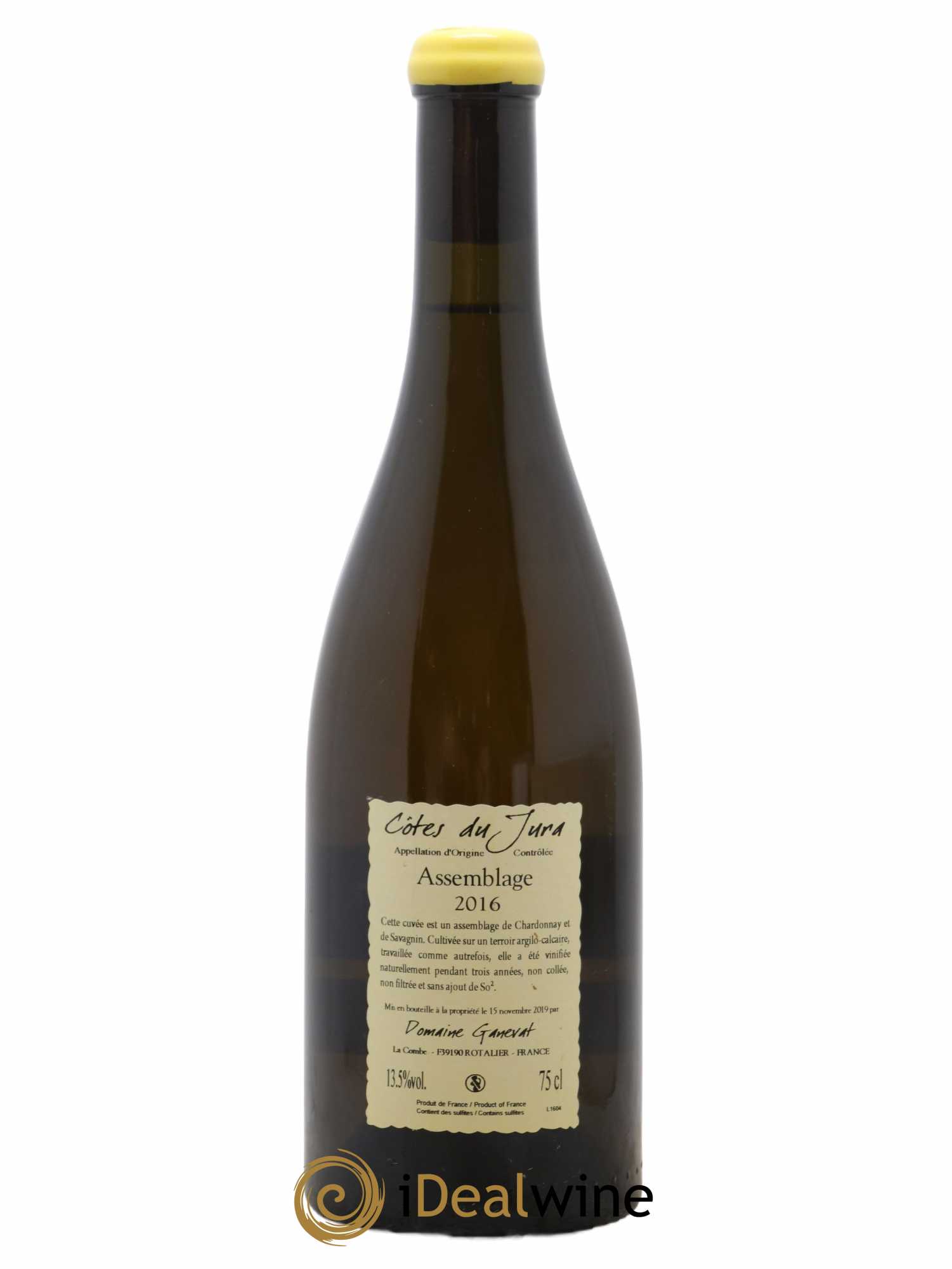 Côtes du Jura Cuvée Orégane Jean-François Ganevat (Domaine) 2016 - Lot de 1 bouteille - 1