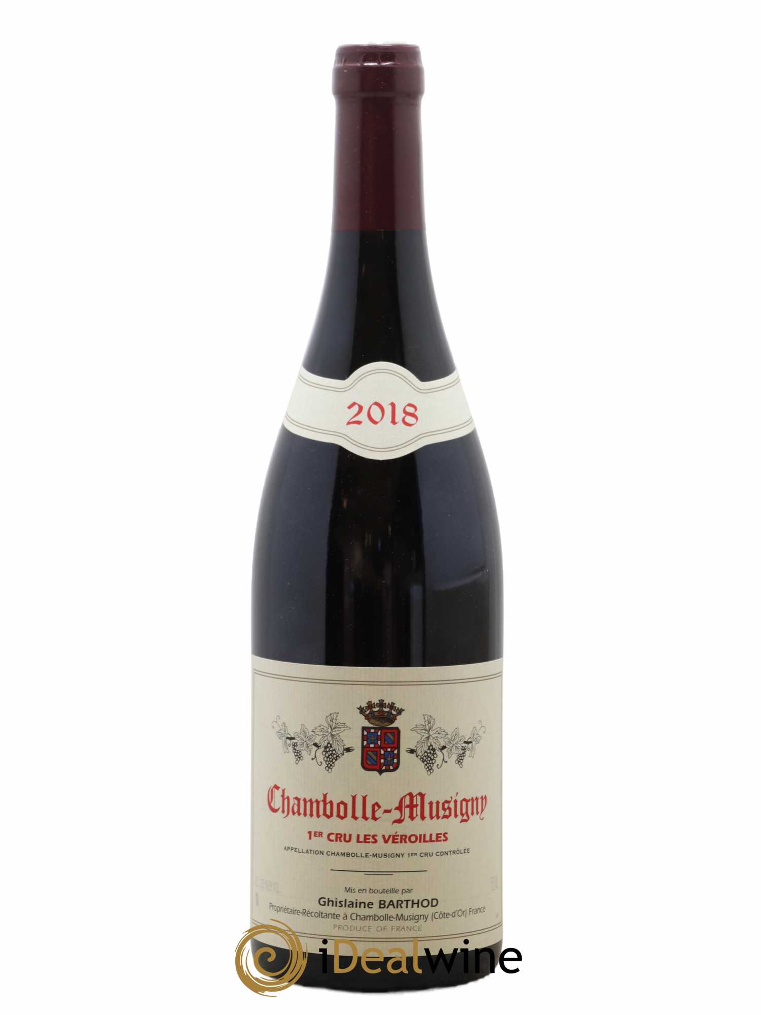 Chambolle-Musigny 1er Cru Les Véroilles Ghislaine Barthod 2018 - Lot de 1 bouteille - 0