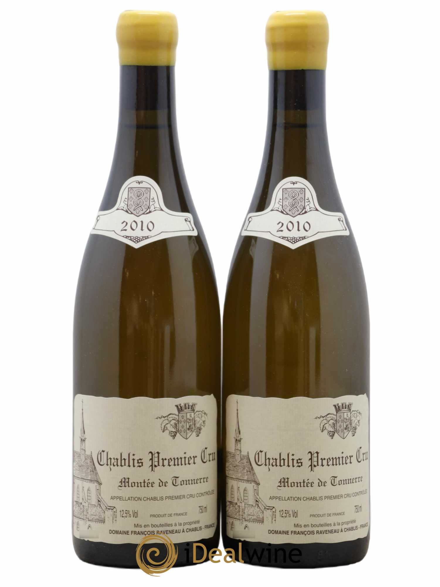 Chablis 1er Cru Montée de Tonnerre Raveneau (Domaine) 2010 - Lot de 2 bouteilles - 0