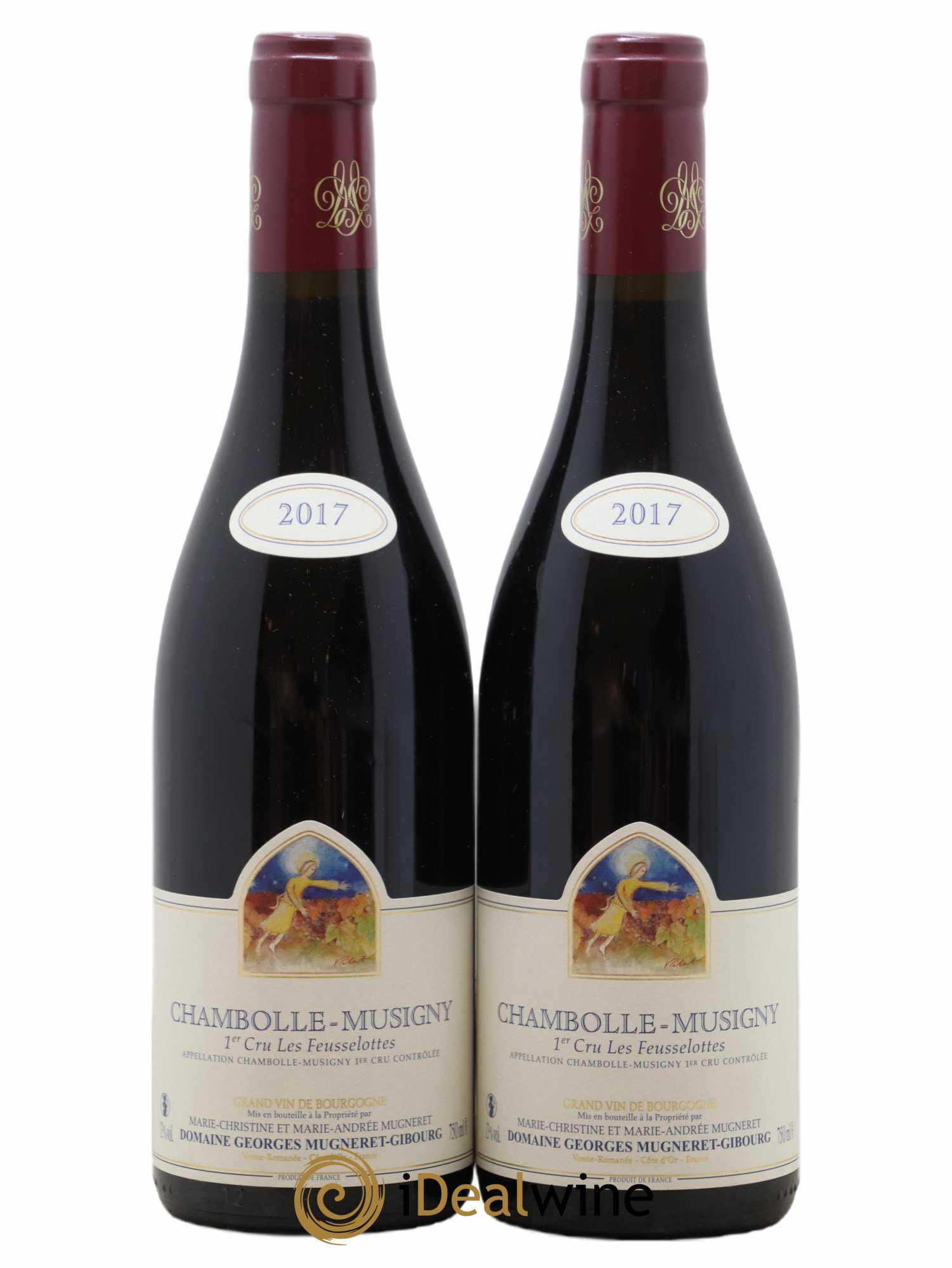 Chambolle-Musigny 1er Cru Les Feusselottes Mugneret-Gibourg (Domaine) 2017 - Lot de 2 bouteilles - 0