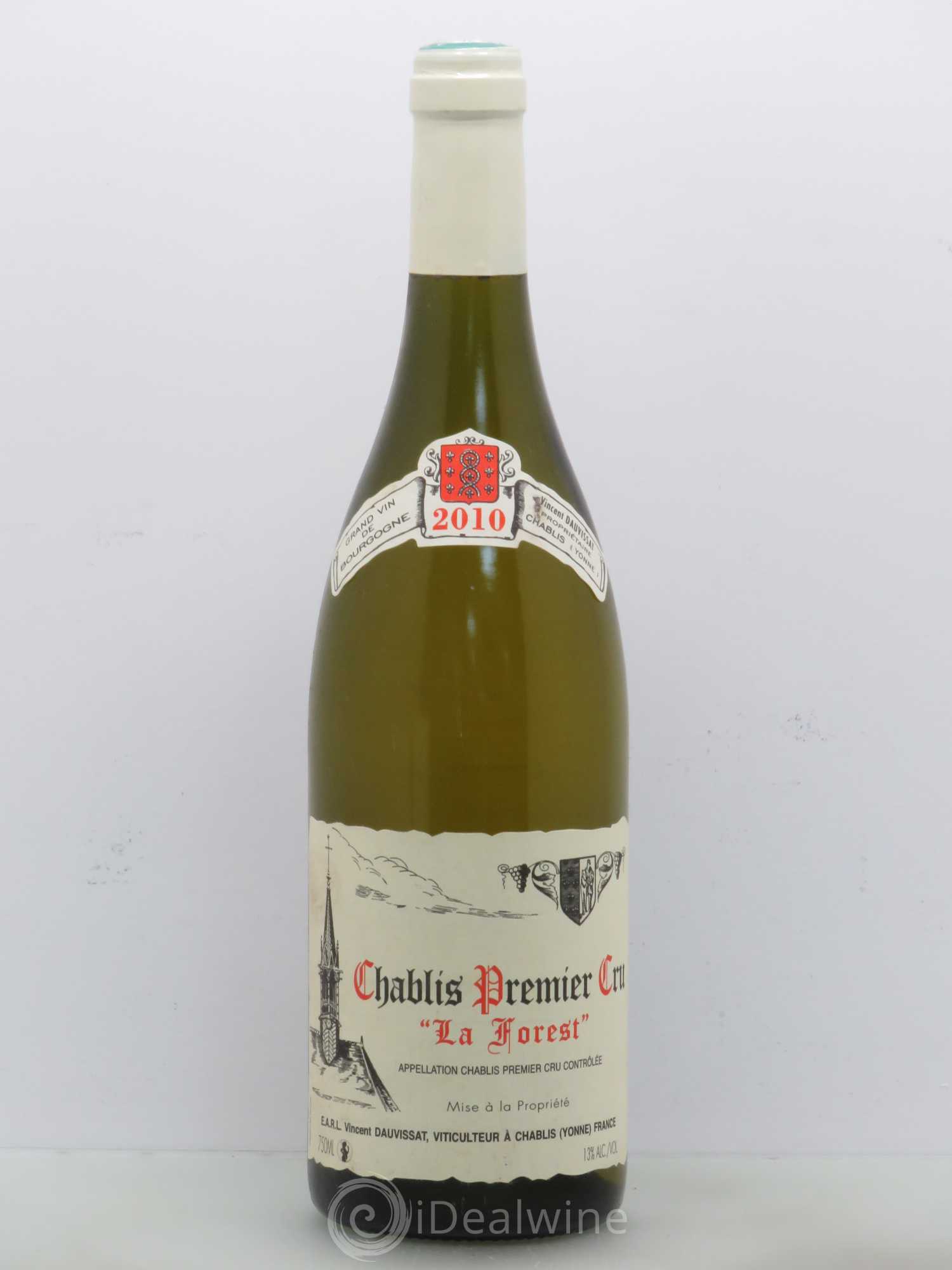 Chablis 1er Cru La Forest Vincent Dauvissat (Domaine) 2010 - Lot de 1 bouteille - 0