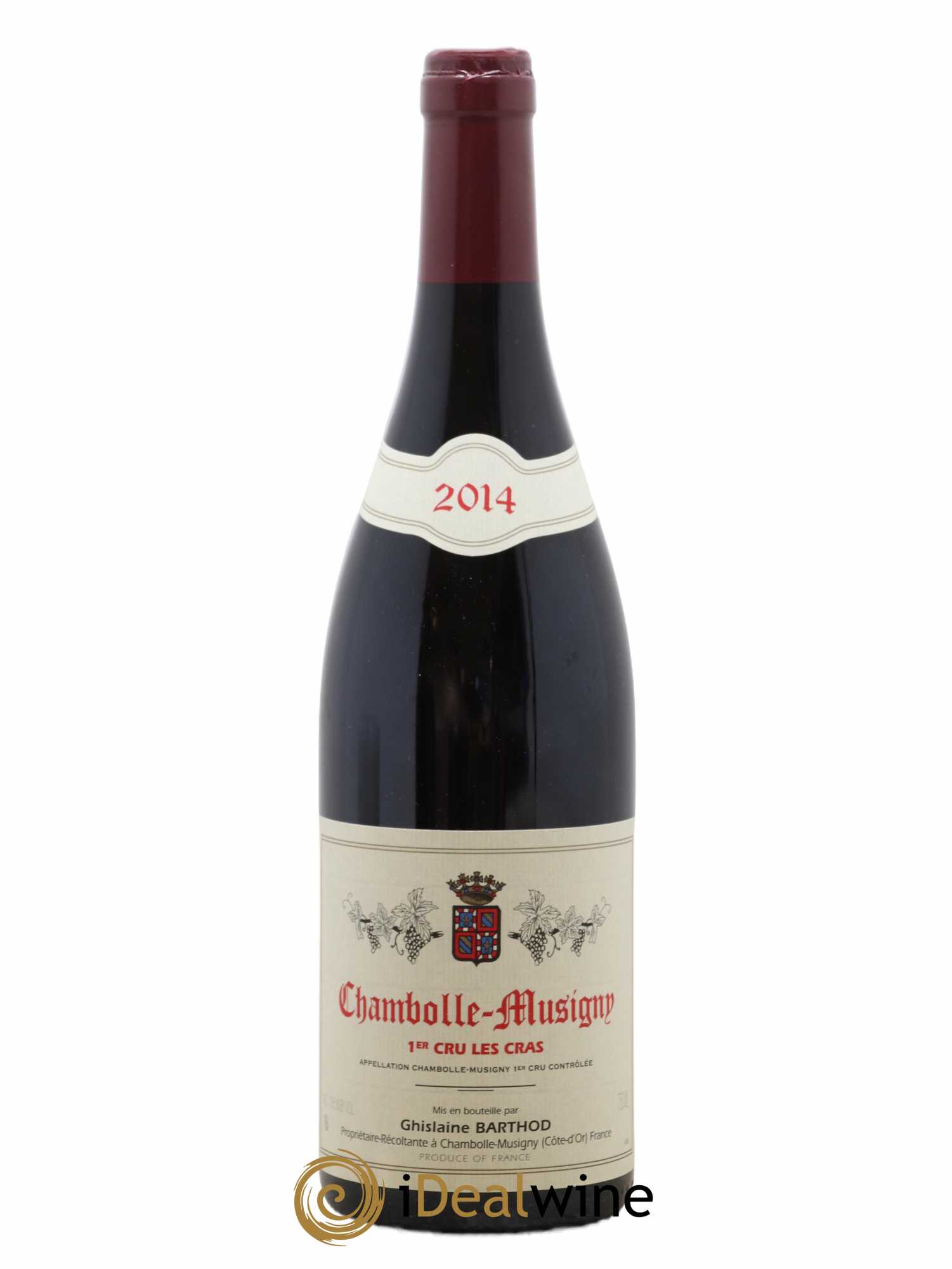 Chambolle-Musigny 1er Cru Les Cras Ghislaine Barthod 2014 - Lot de 1 bouteille - 0