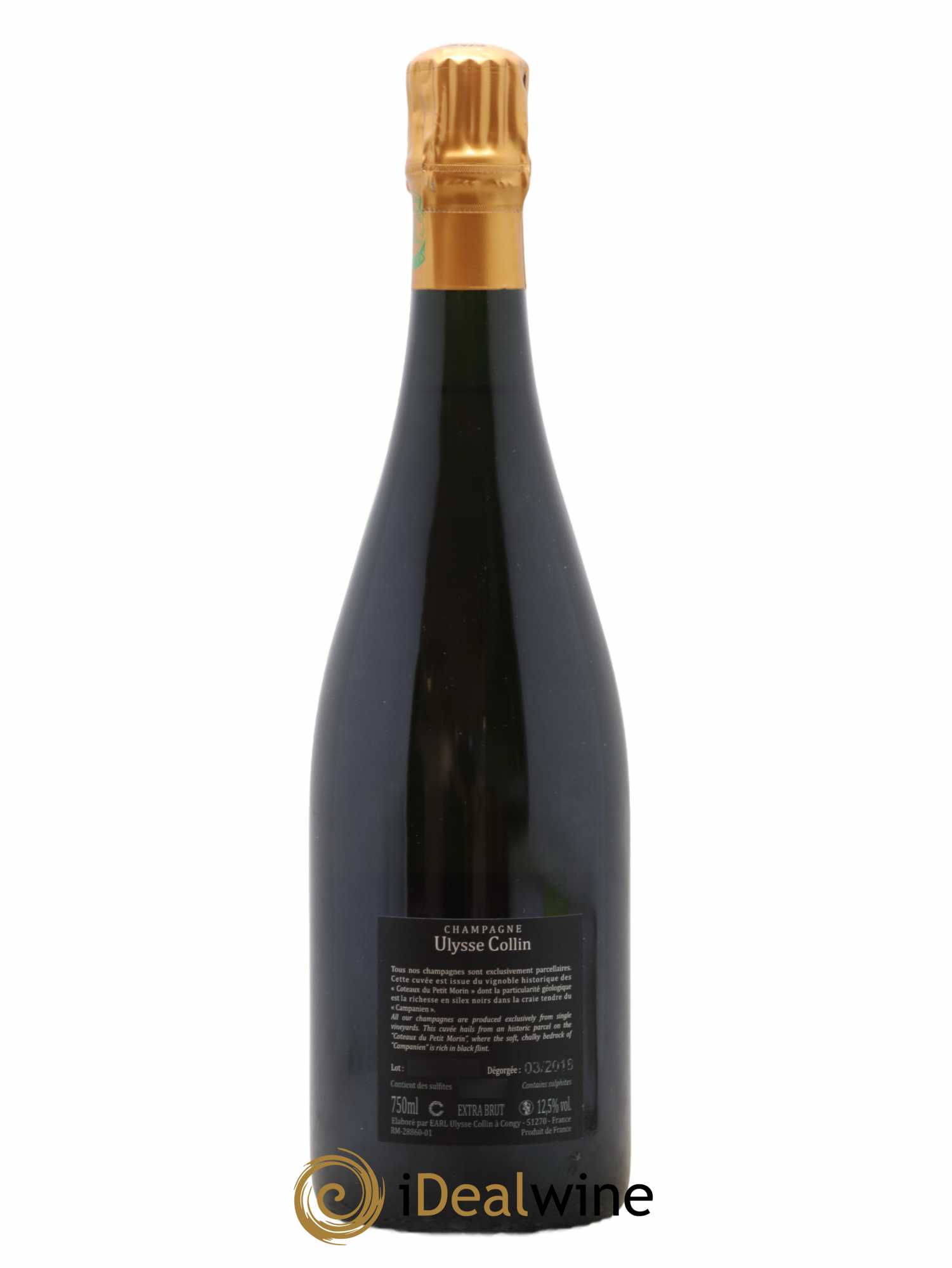 Les Enfers Blanc de Blancs Extra-Brut Ulysse Collin - Lot de 1 bouteille - 1