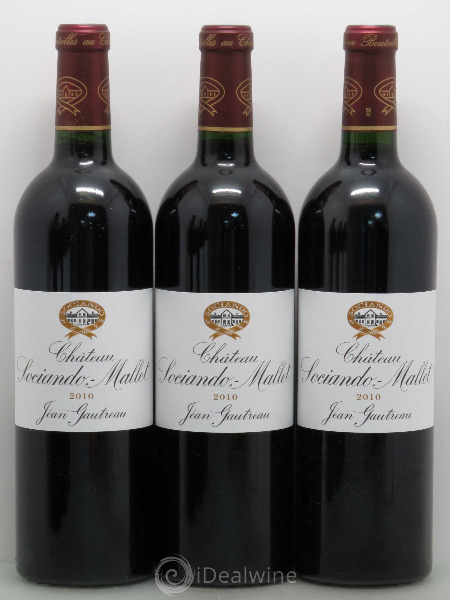 Château Sociando Mallet 2010 - Lot de 6 bouteilles - 1
