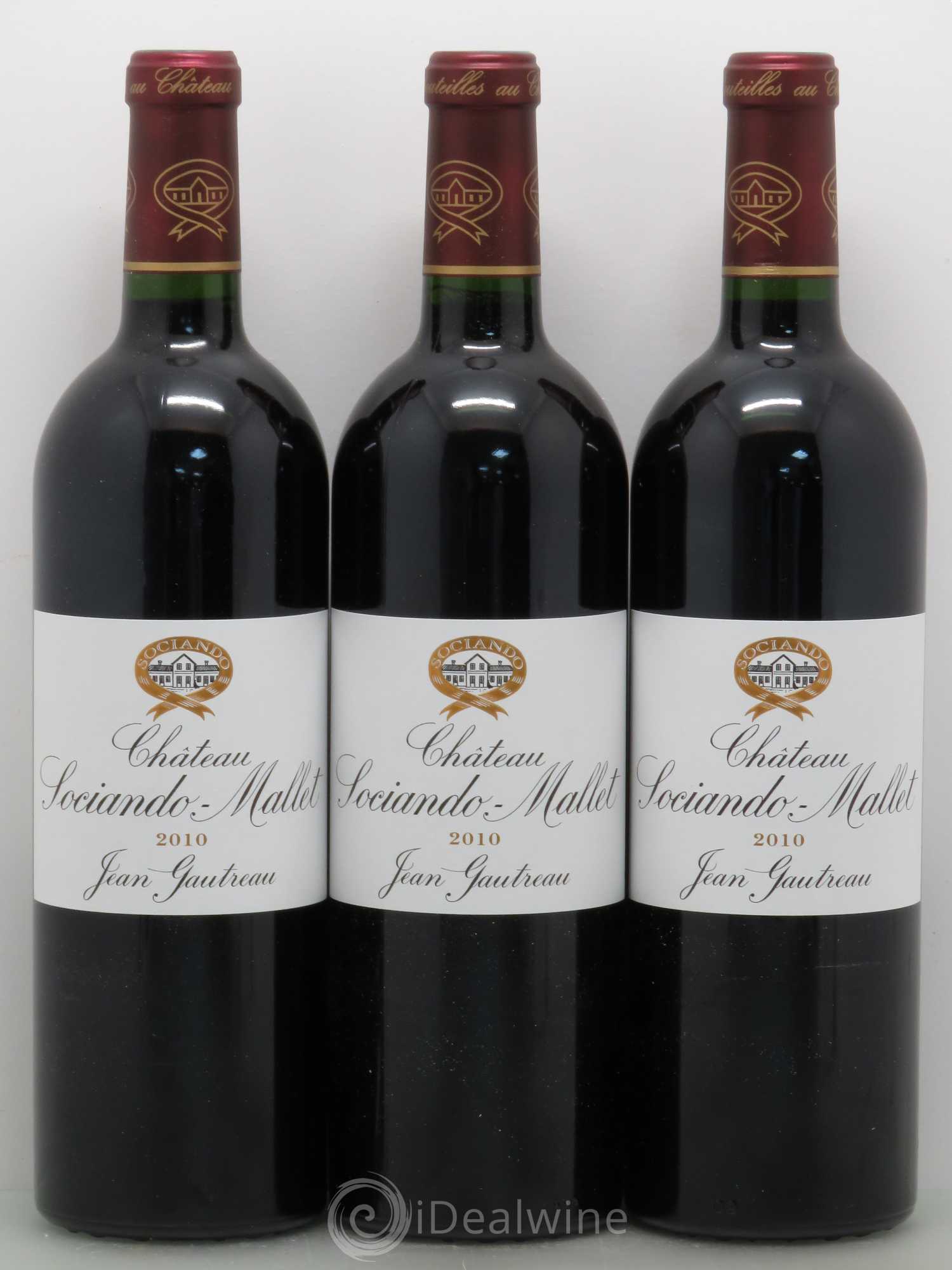 Château Sociando Mallet 2010 - Lot de 6 bouteilles - 2