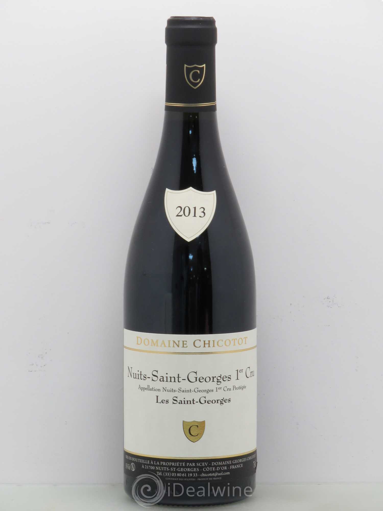 Nuits-Saint-Georges 1er Cru Saint Georges - Chicotot 2013 - Posten von 1 Flasche - 0
