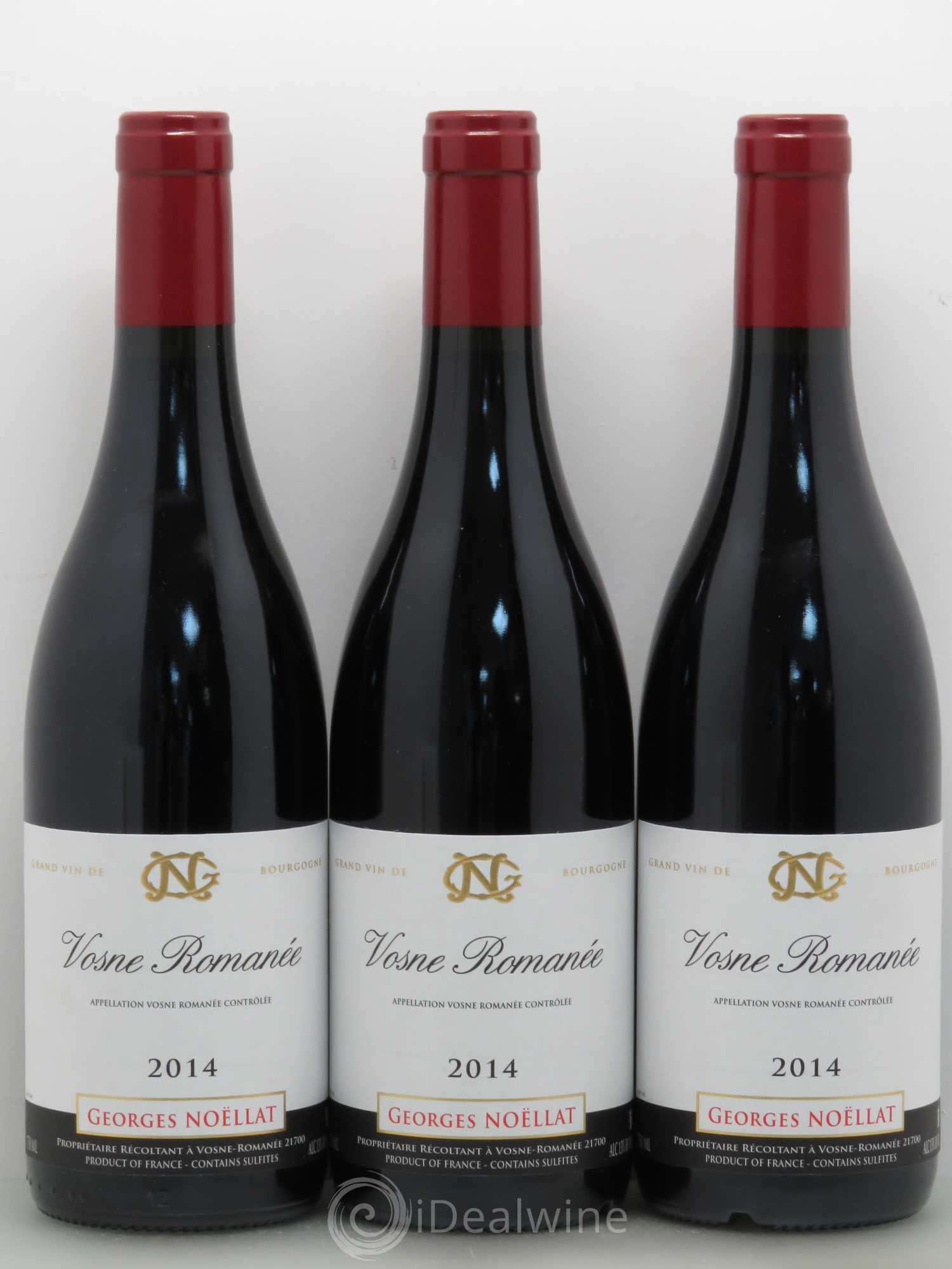 Vosne-Romanée Georges Noëllat 2014 - Lot de 3 bouteilles - 0