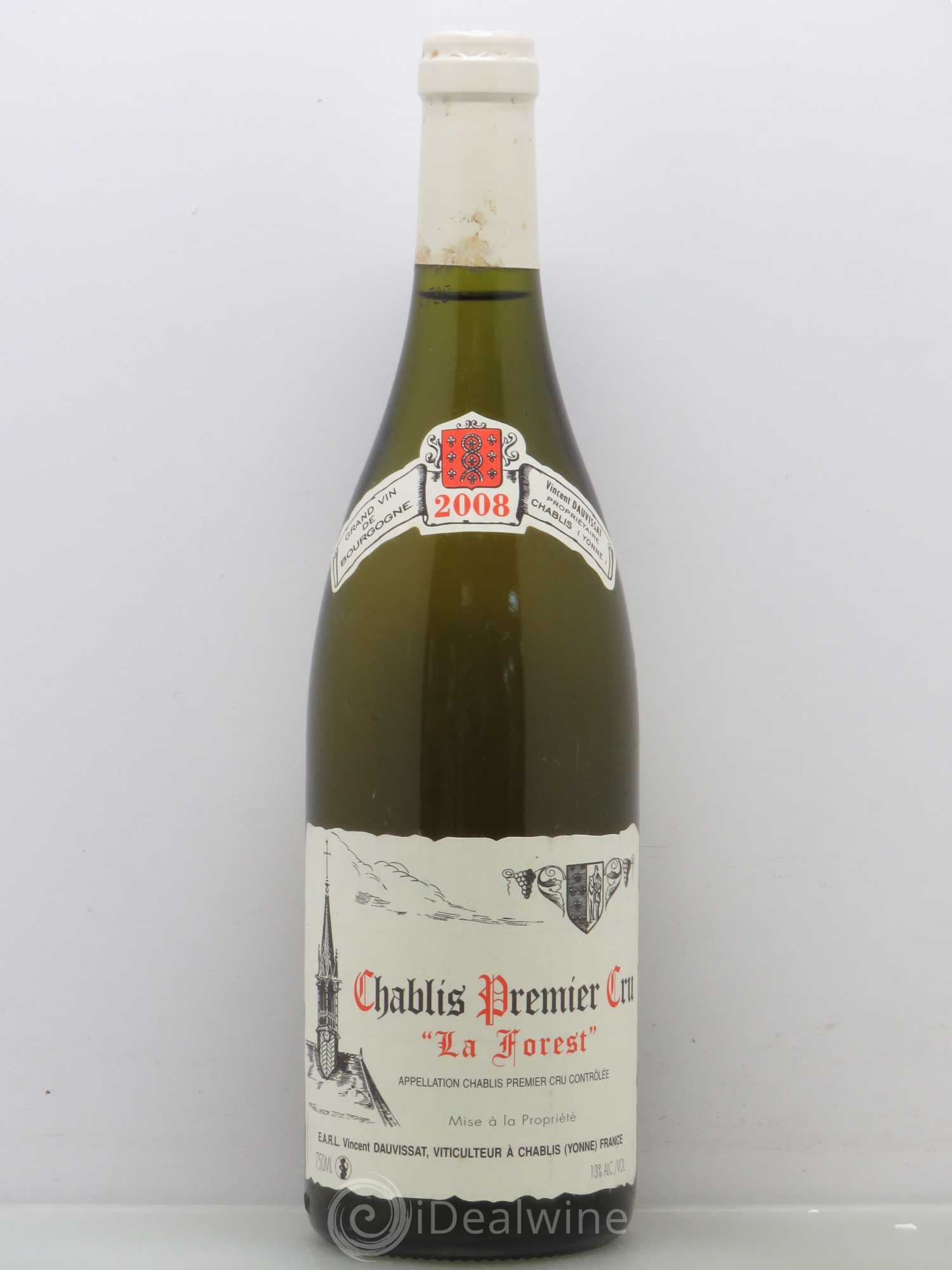 Chablis 1er Cru La Forest Vincent Dauvissat (Domaine) 2008 - Lot de 1 bouteille - 0
