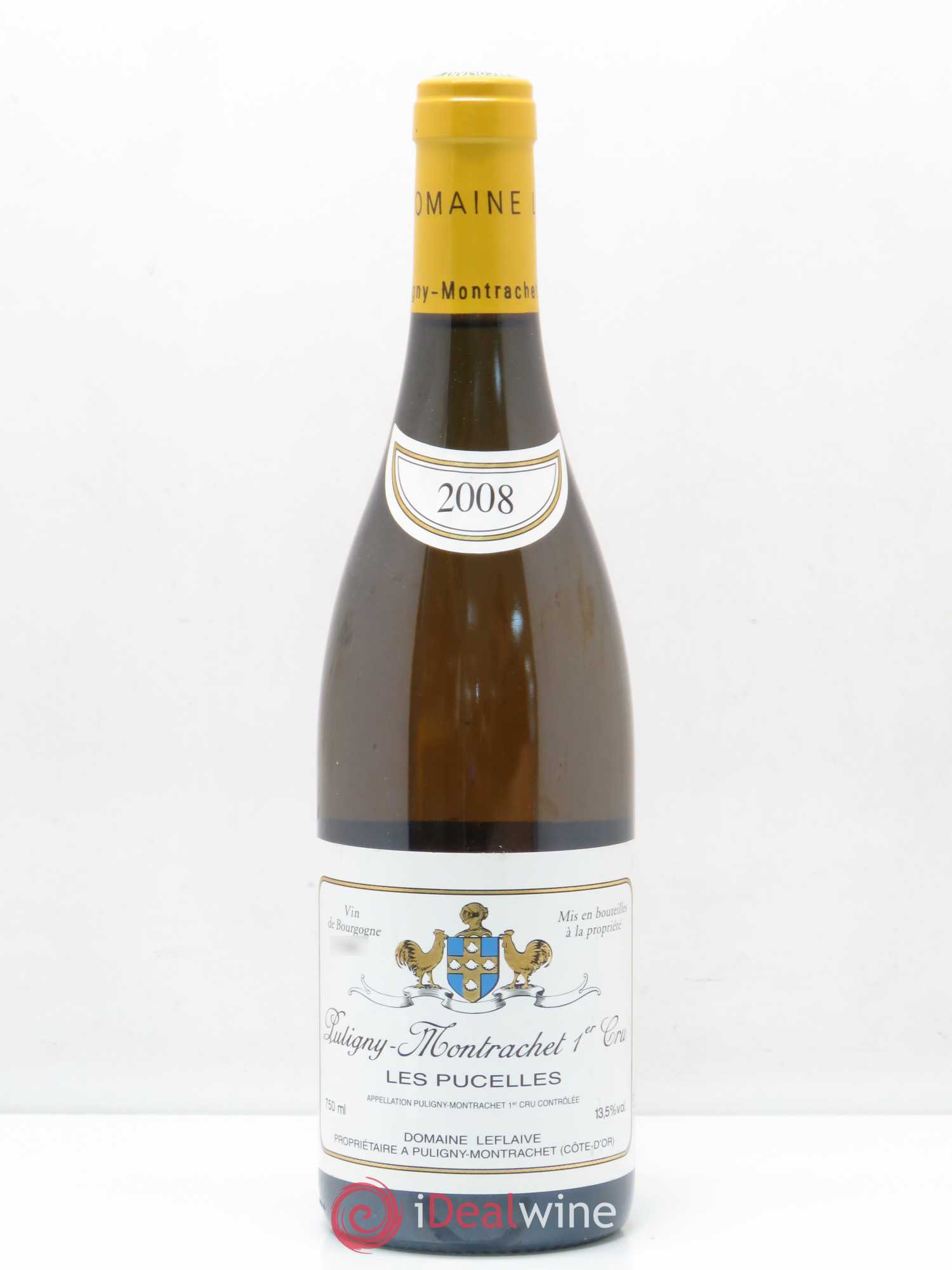 Puligny-Montrachet 1er Cru Les Pucelles Leflaive (Domaine) 2008 - Lot de 1 bouteille - 0
