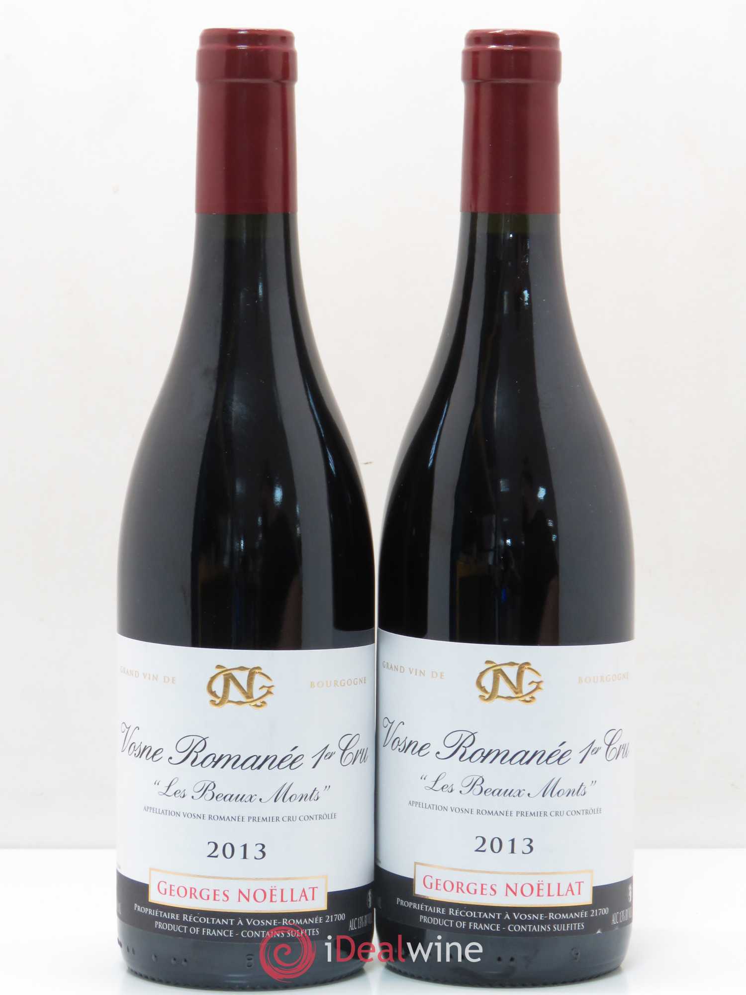 Vosne-Romanée 1er Cru Les Beaux Monts Georges Noellat 2013 - Posten von 2 Flaschen - 0