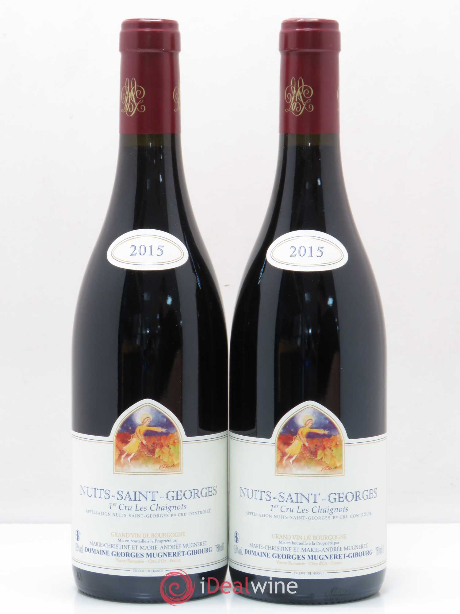 Nuits-Saint-Georges 1er Cru Les Chaignots Mugneret-Gibourg (Domaine) 2015 - Lot de 2 bouteilles - 0