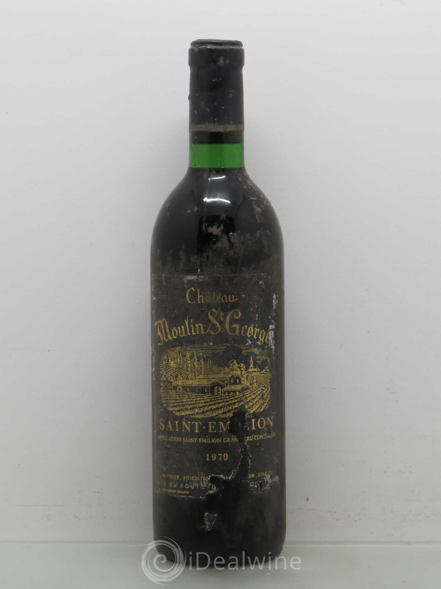 Château Moulin Saint Georges 1970 - Lot de 1 bouteille - 0