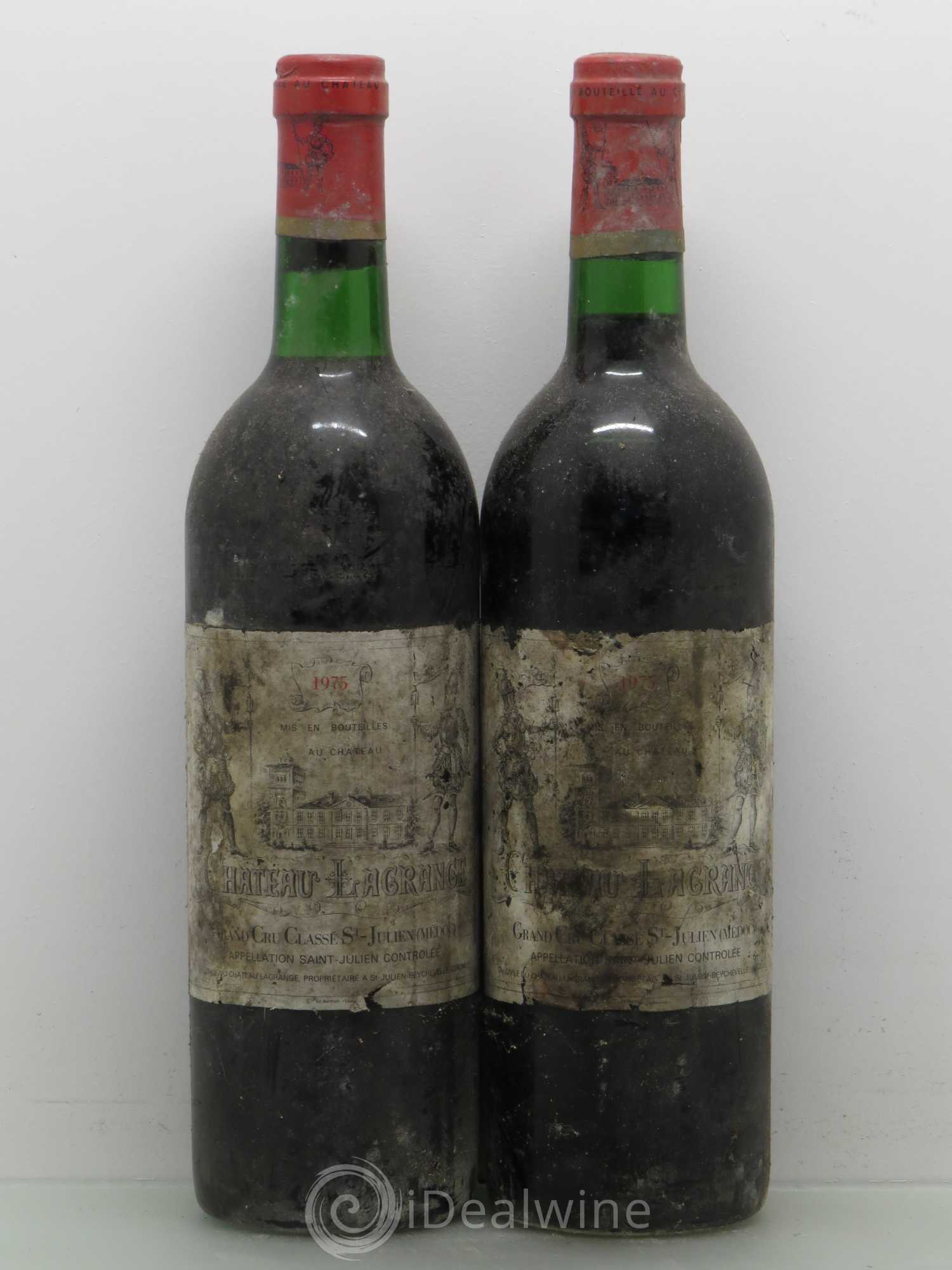 Château Lagrange 3ème Grand Cru Classé 1975 - Lot de 2 bouteilles - 0