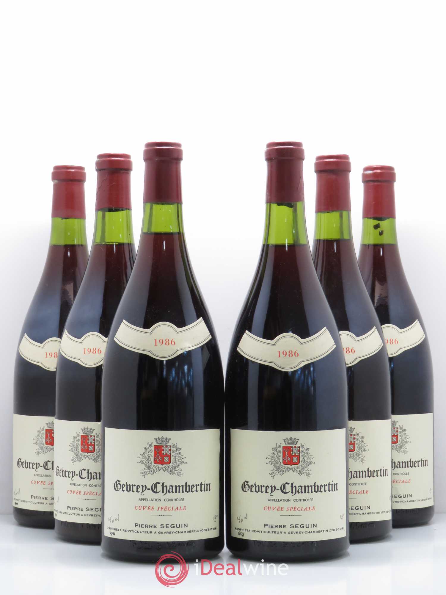 Gevrey-Chambertin Cuvée spéciale Pierre Seguin 1986 - Posten von 6 Magnum - 0