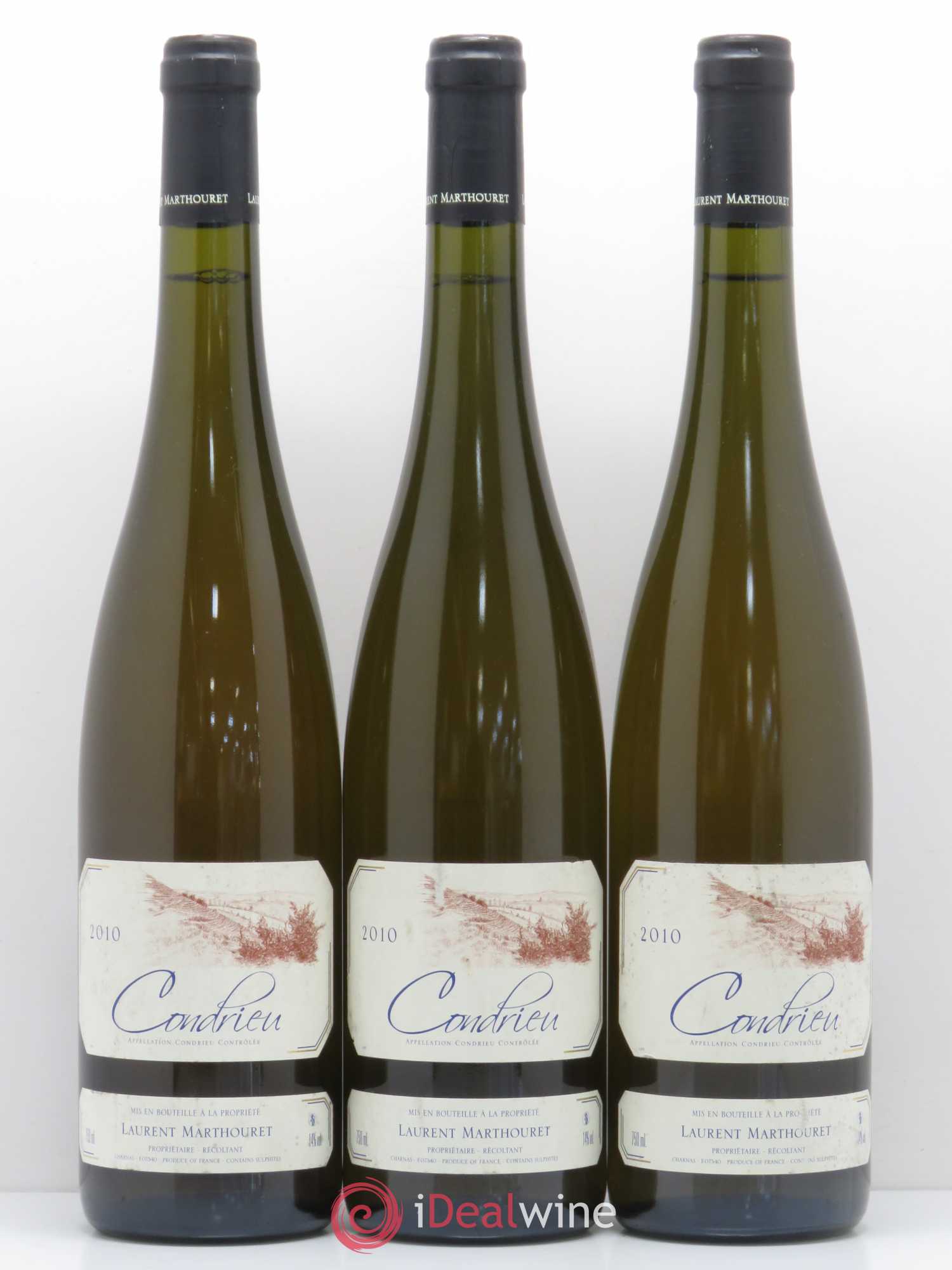 Condrieu Marthouret (sans prix de réserve) 2010 - Posten von 3 Flaschen - 0