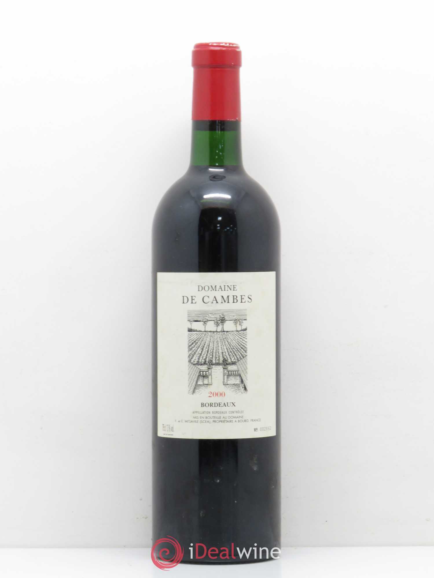 Bordeaux Domaine de Cambes 2000 - Posten von 1 Flasche - 0
