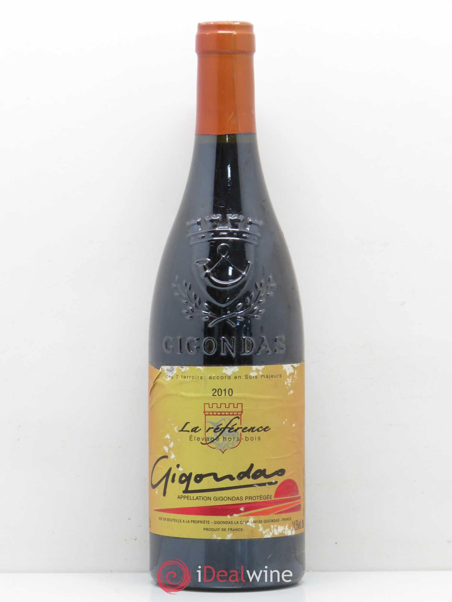 Gigondas La Référence Gigondas La Cave 2010 - Posten von 1 Flasche - 0