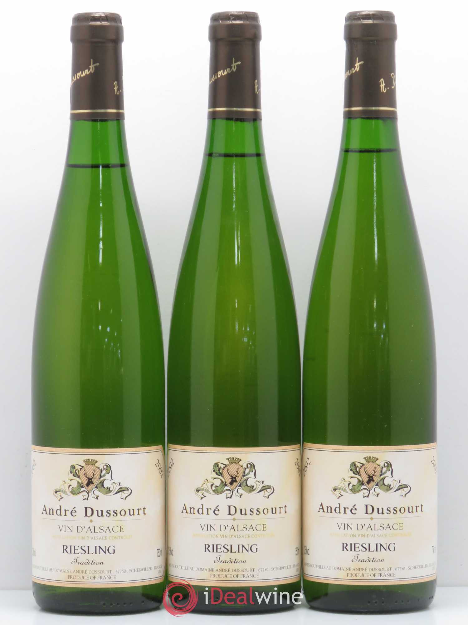 Riesling Dussourt (sans prix de réserve) 2002 - Posten von 3 Flaschen - 0