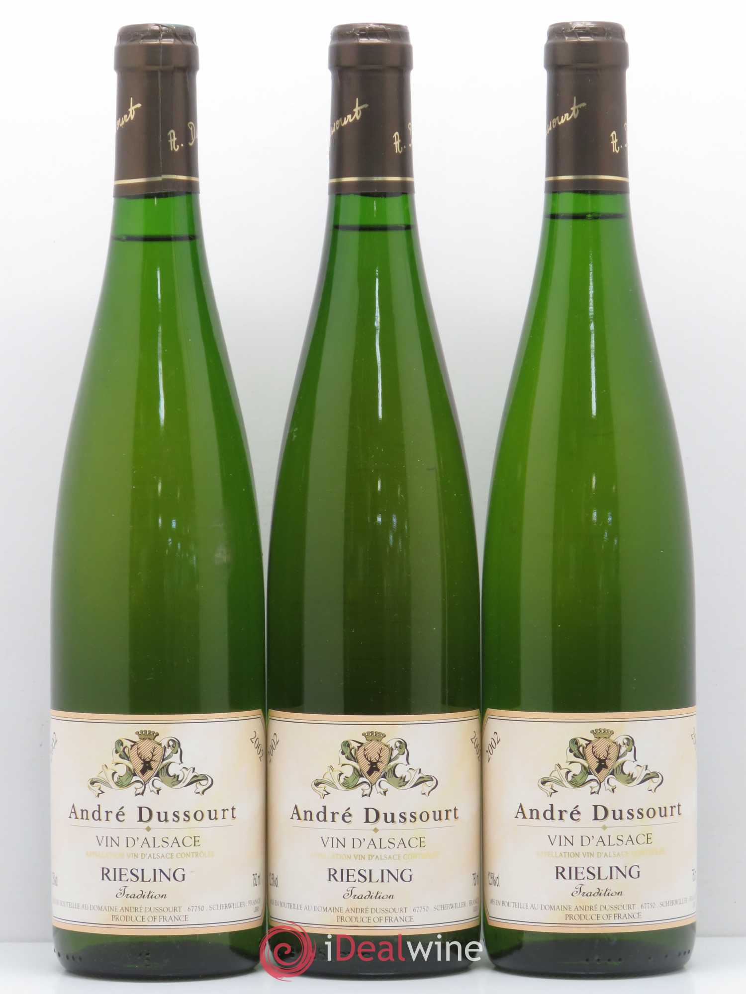 Riesling Dussourt (sans prix de réserve) 2002 - Lotto di 3 bottiglie - 0