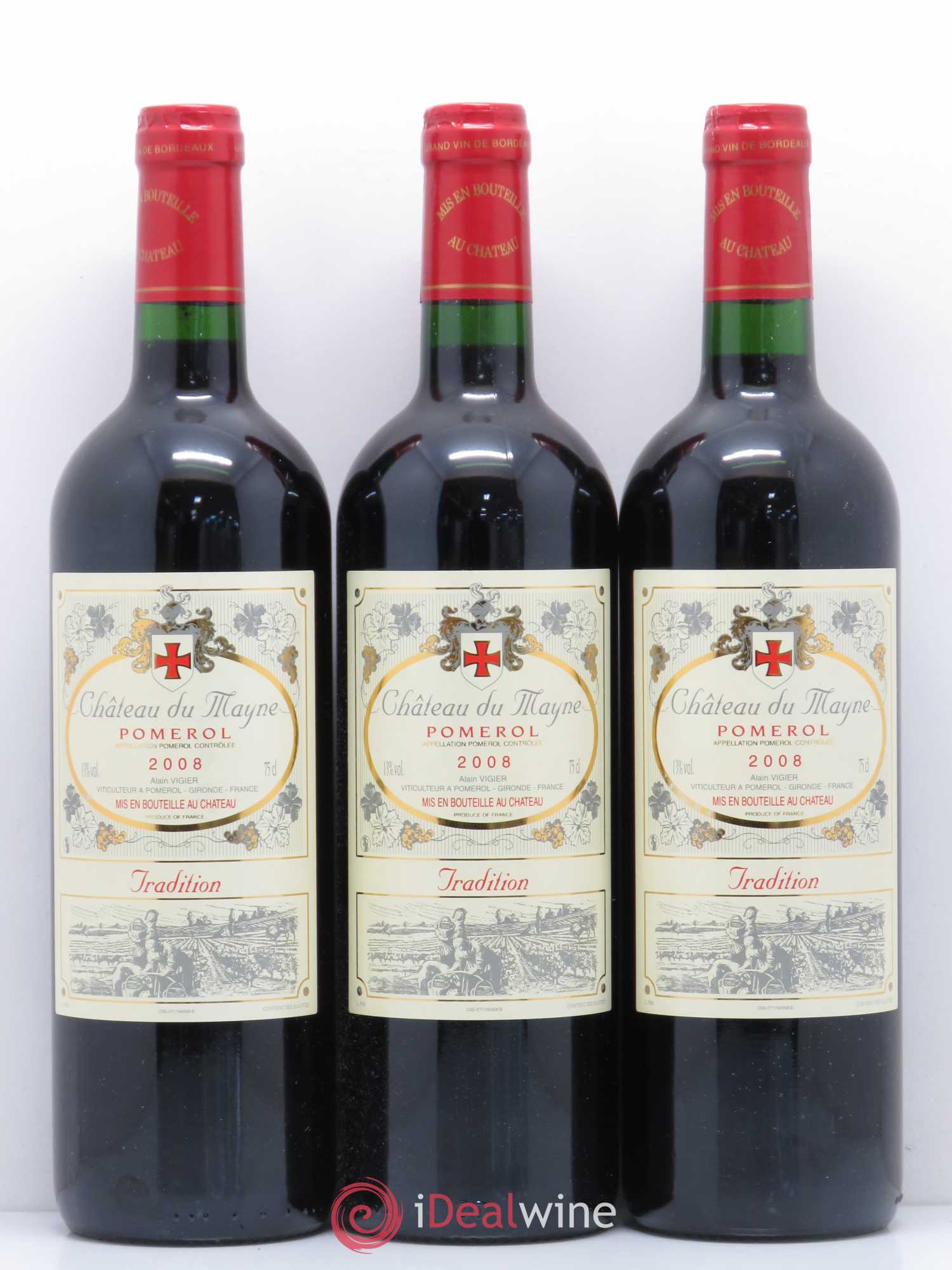 Pomerol Château du Mayne 2008 - Lot de 6 bouteilles - 1