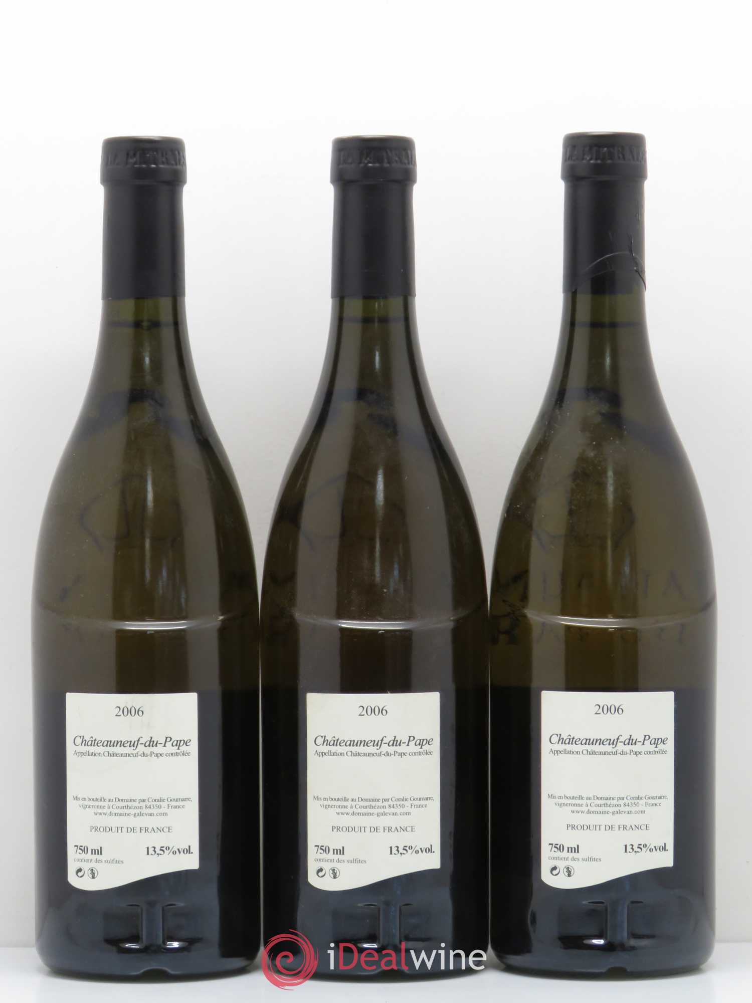 Châteauneuf-du-Pape Domaine Galevan 2006 - Posten von 3 Flaschen - 1