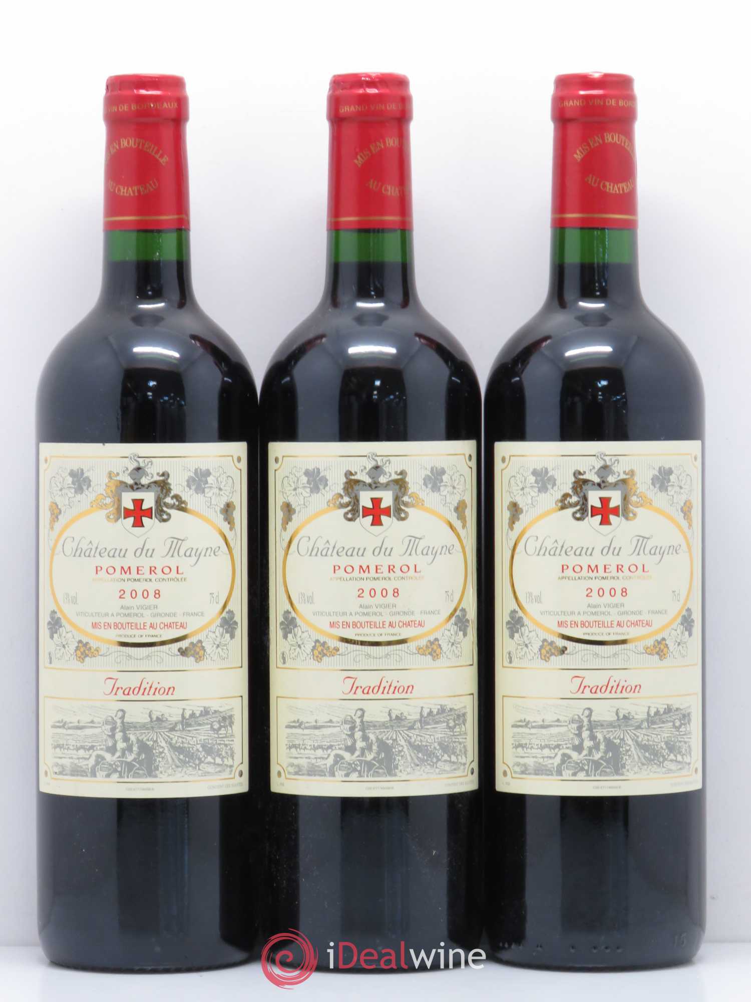 Pomerol Château du Mayne (sans prix de réserve) 2008 - Posten von 12 Flaschen - 2