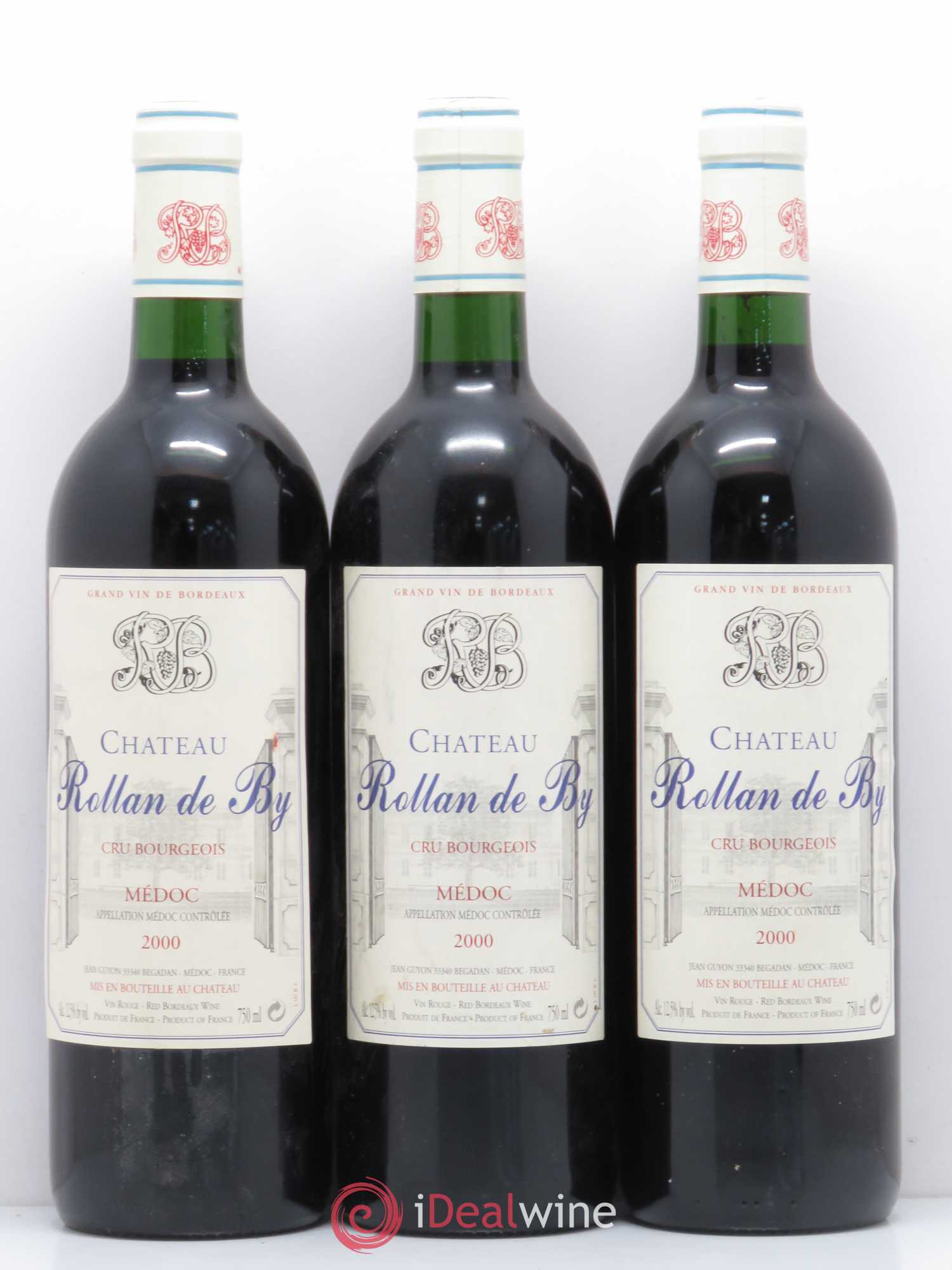 Château Rollan de By Cru Bourgeois 2000 - Lot de 6 bouteilles - 1