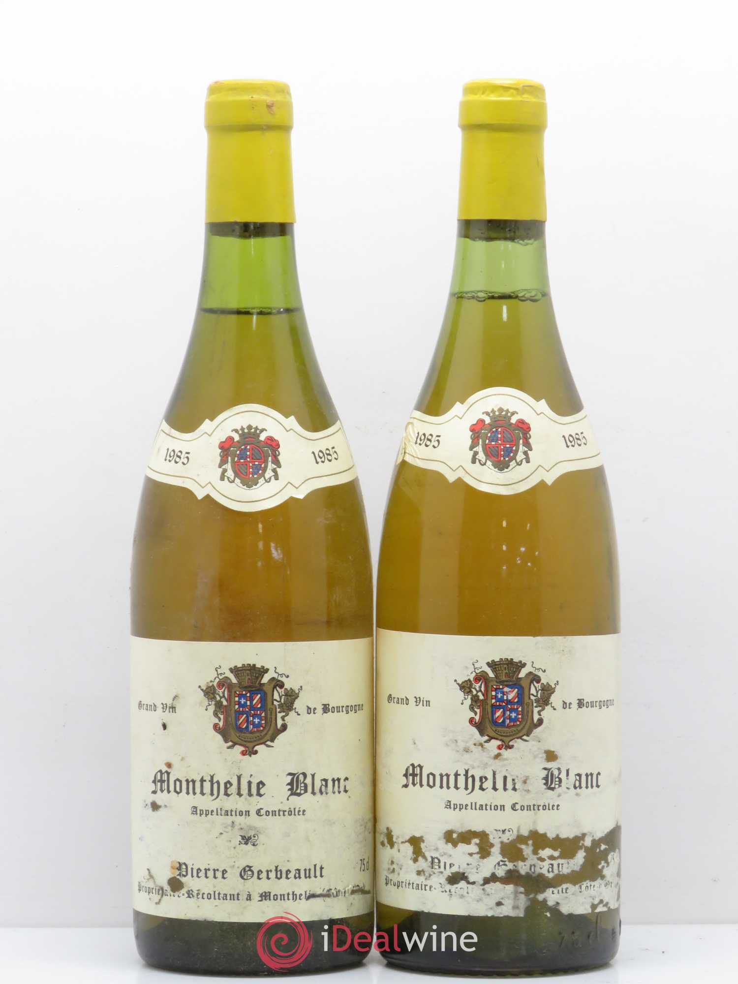 Monthélie Gerbeault (sans prix de réserve) 1985 - Posten von 2 Flaschen - 0