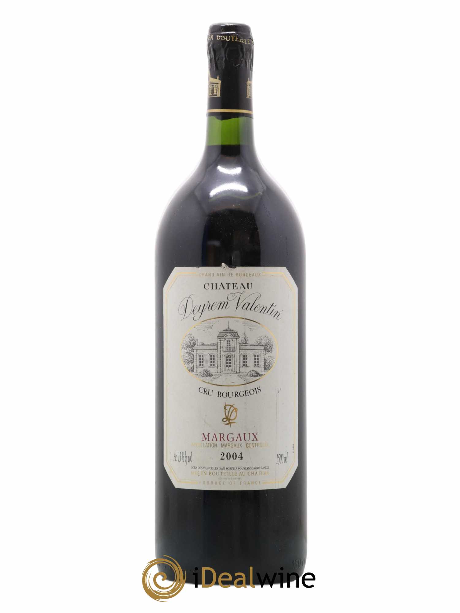 Château Deyrem Valentin Cru Bourgeois 2004 - Lot de 1 magnum - 0