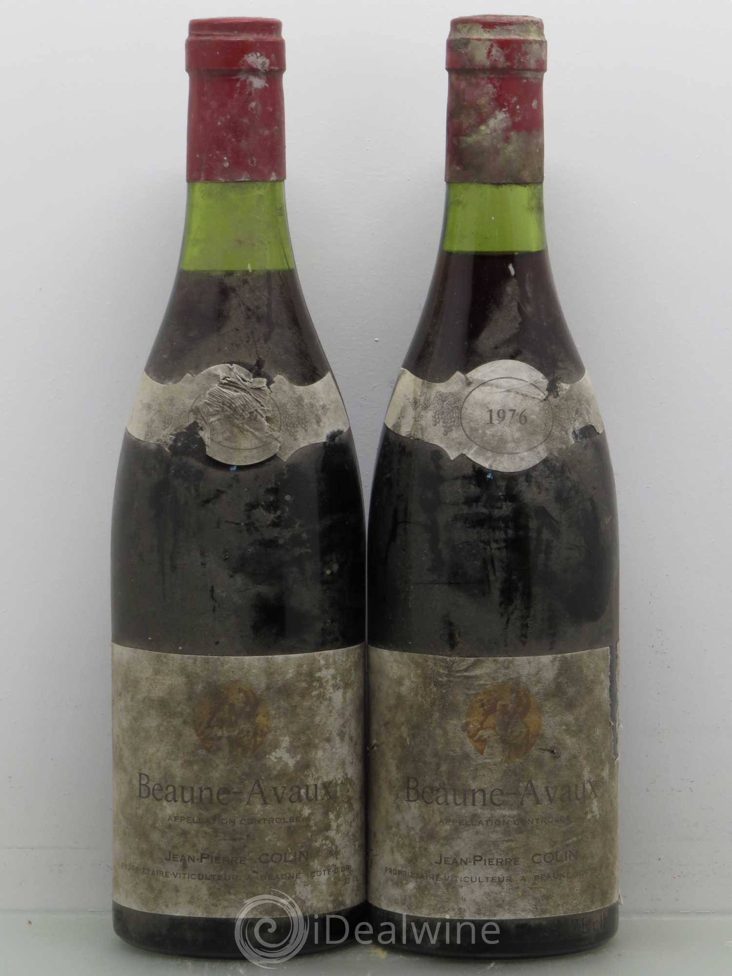 Beaune Avaux - JP Colin 1976 - Lot de 2 bouteilles - 0