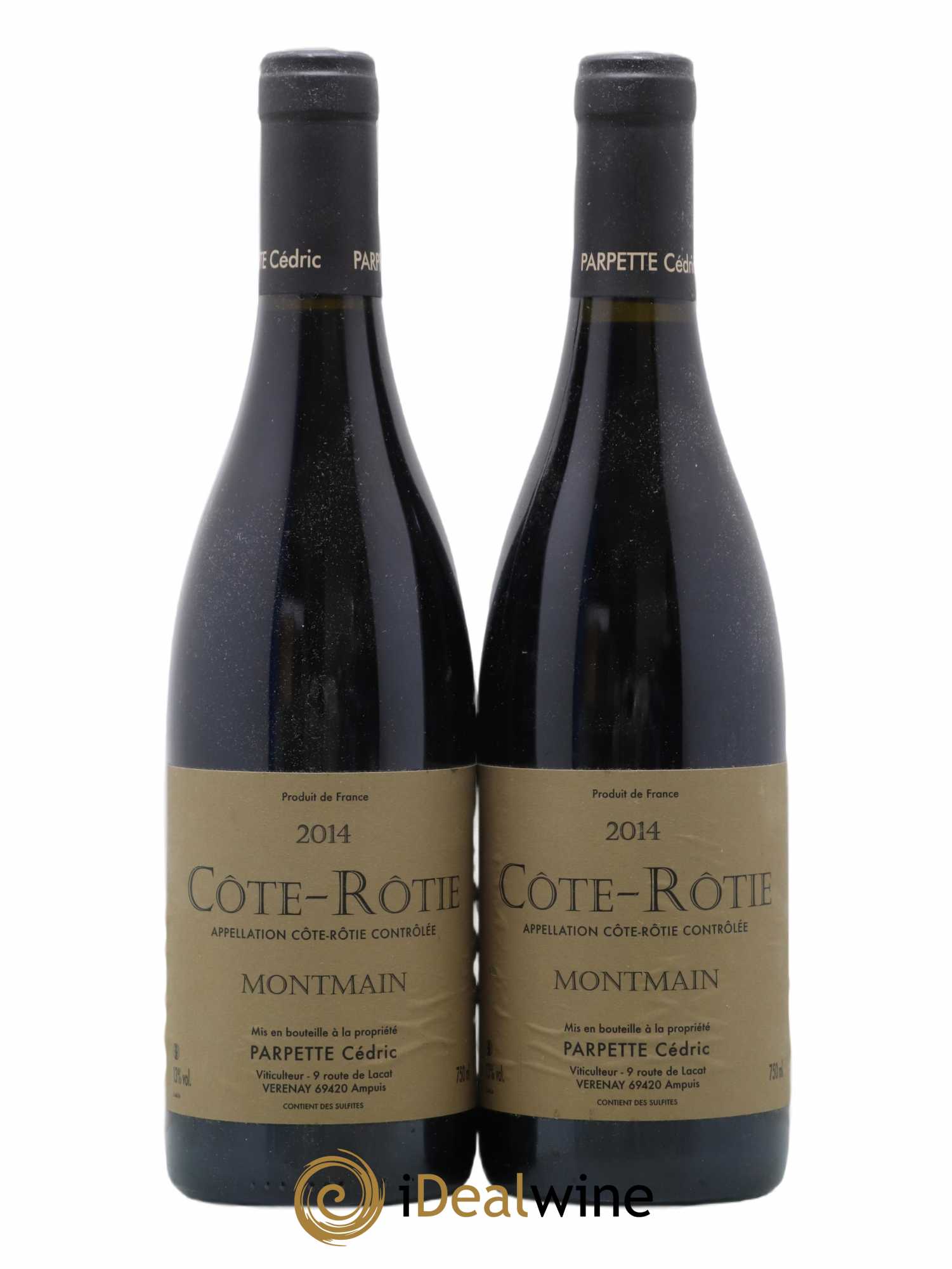 Côte-Rôtie Montmain Parpette Cedric 2014 - Posten von 2 Flaschen - 0