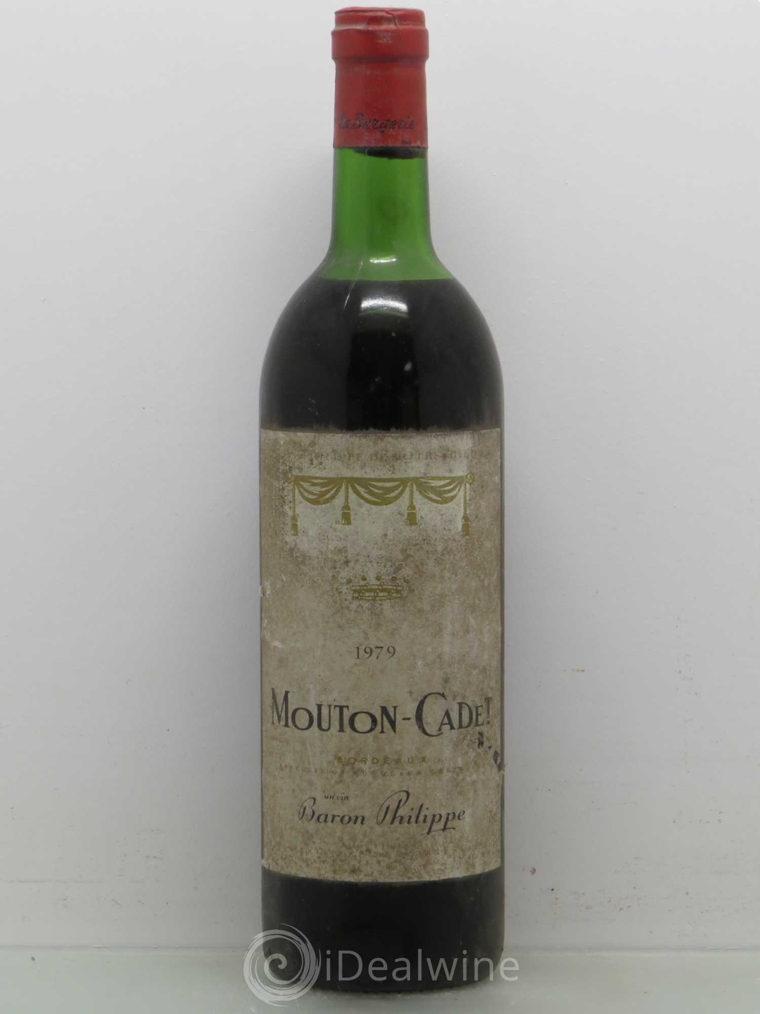 Château Mouton Cadet 1979 - Lot de 1 bouteille - 0