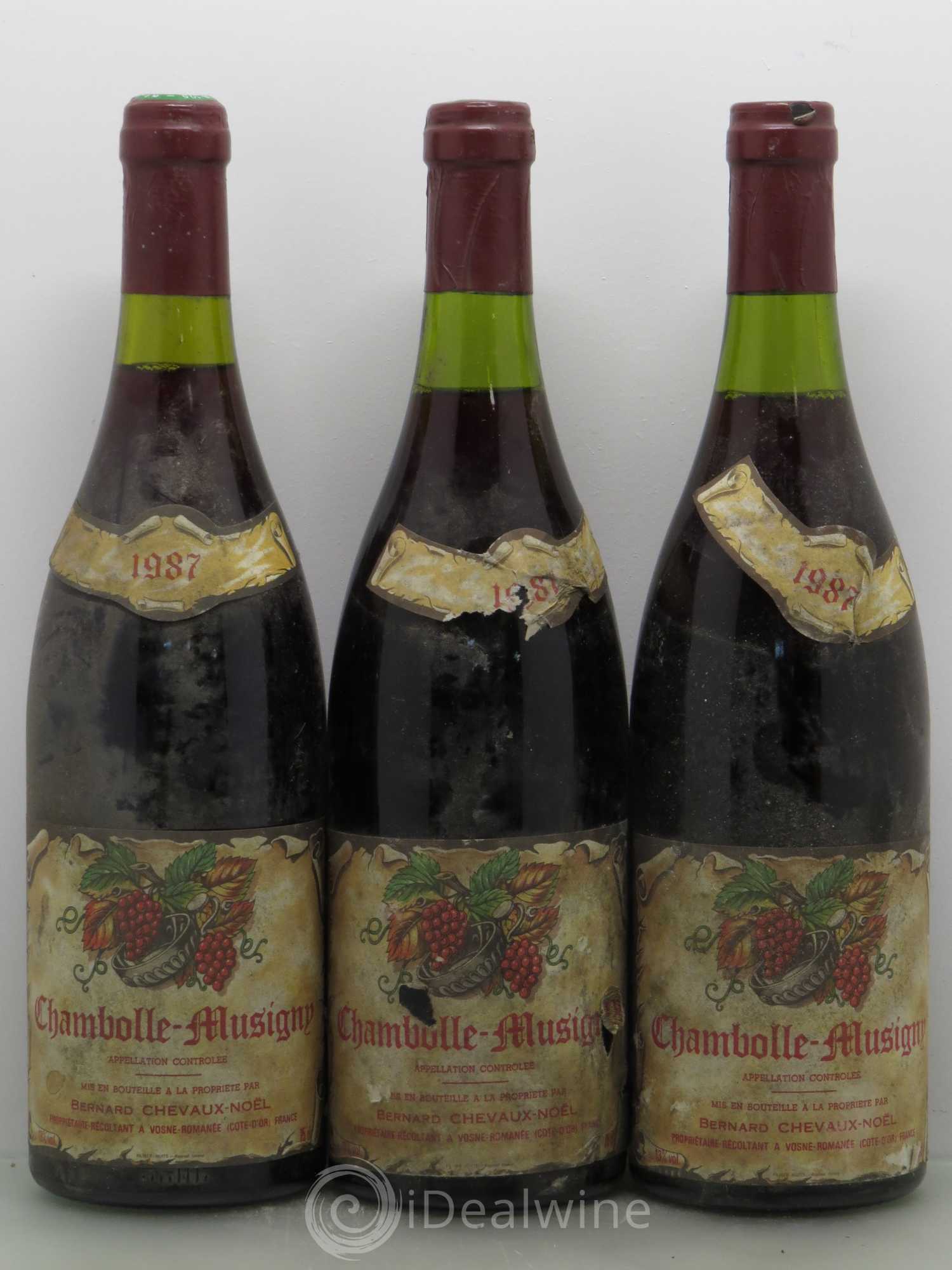 Chambolle-Musigny Chevaux Noel 1987 - Posten von 3 Flaschen - 0