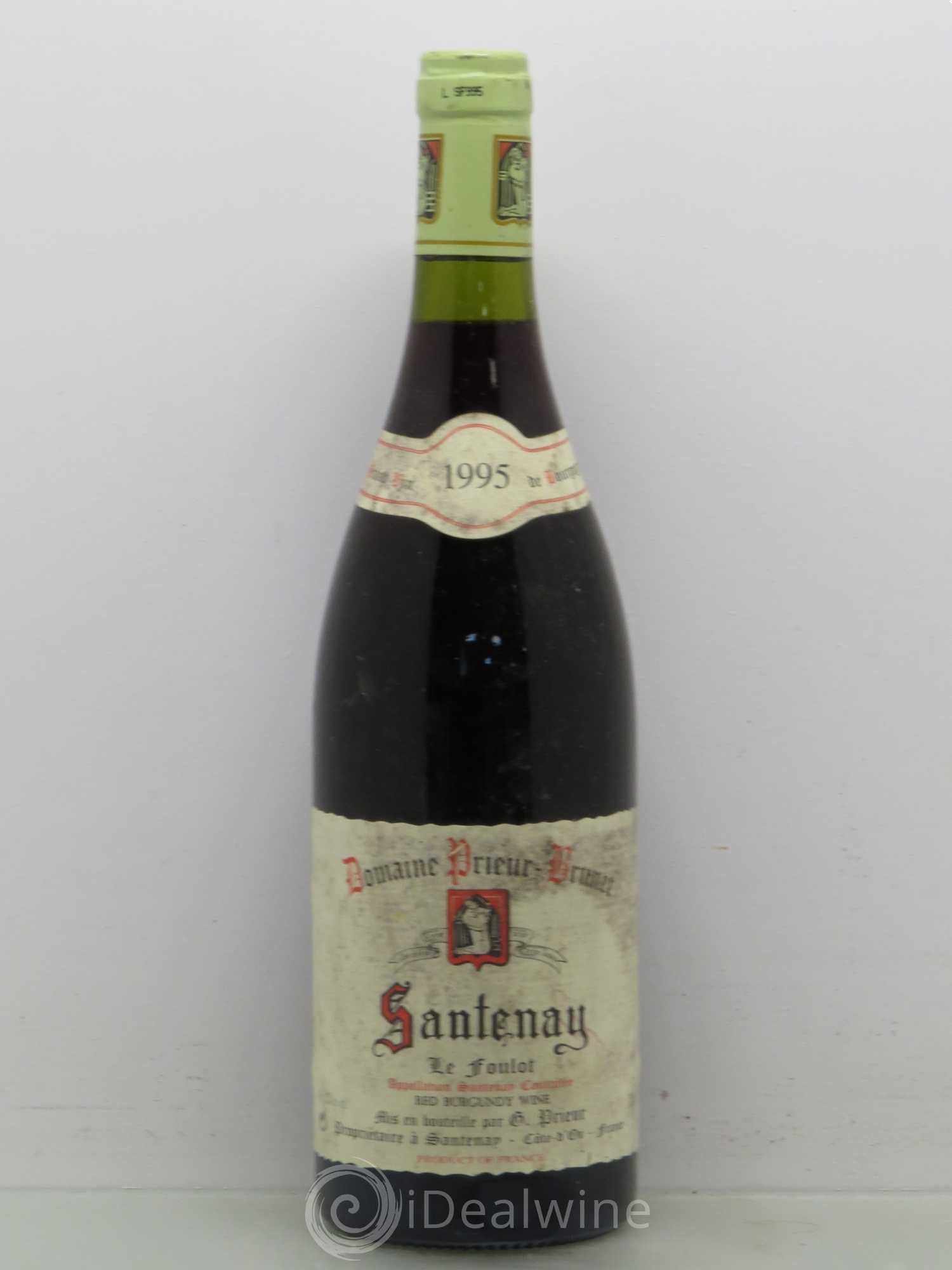 Santenay Le foulot Prieur Brunet 1995 - Posten von 1 Flasche - 0