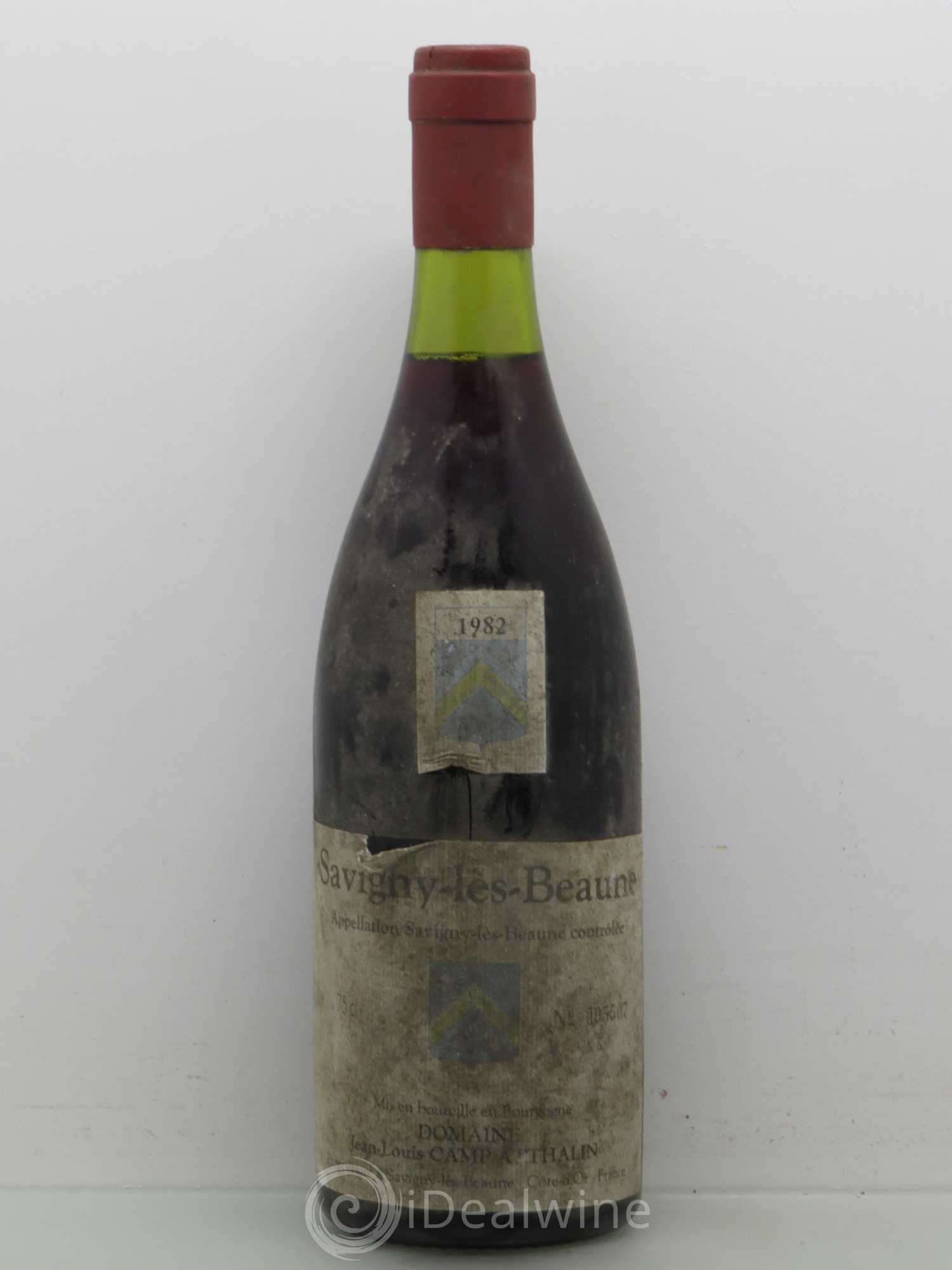 Savigny-lès-Beaune 1er Cru Camp Atthalin 1982 - Lot de 1 bouteille - 0